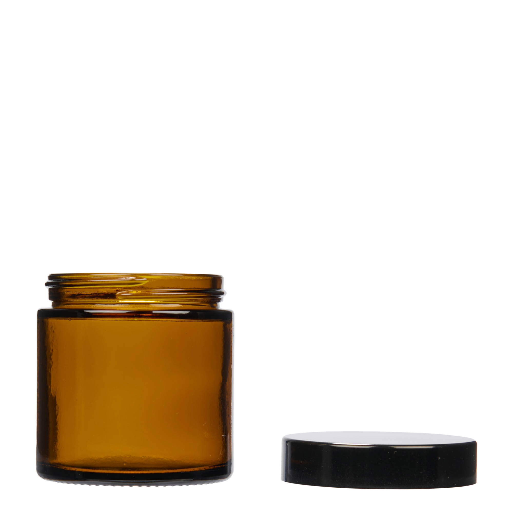 120 ml Tiegel „Brown Line“, Glas, braun, Mündung: Schraubverschluss