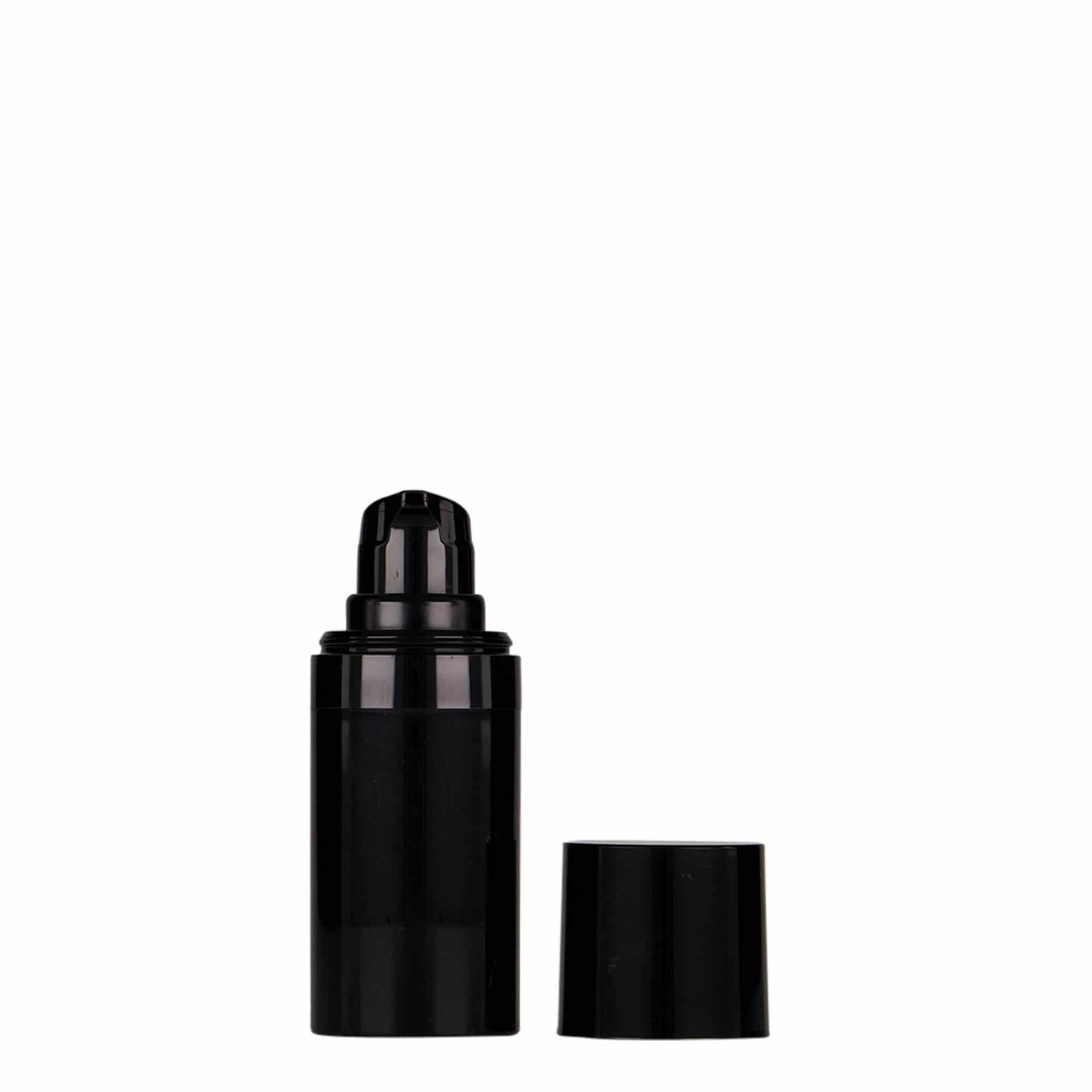 15 ml Airless Dispenser „Micro“, PP-Kunststoff, schwarz