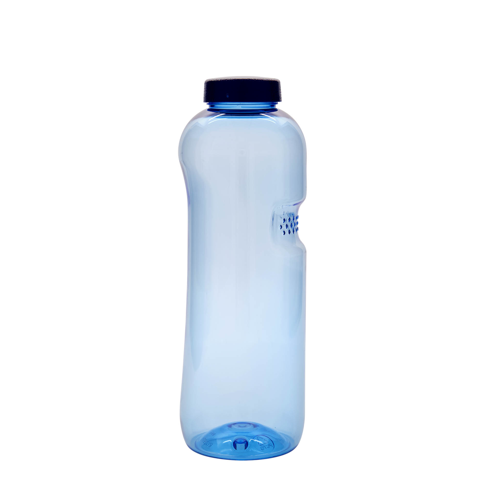1.000 ml PET-Trinkflasche „Kavodrink“, Kunststoff, blau