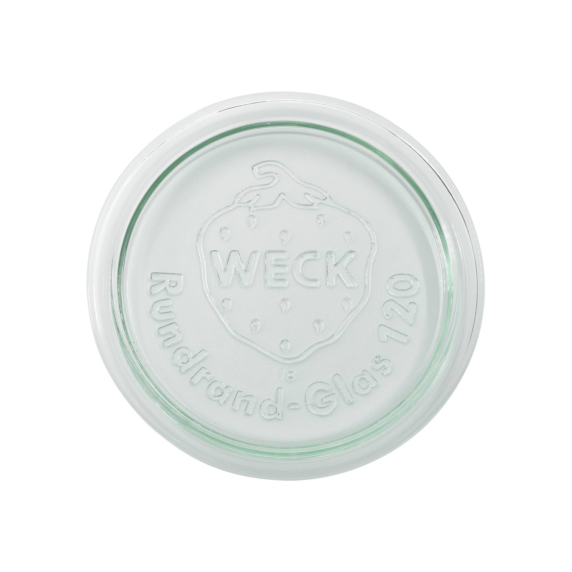 WECK-Glasdeckel Rundrand, für Mündung: RR120 WECK-Glasdeckel Rundrand, für Mündung: RR120