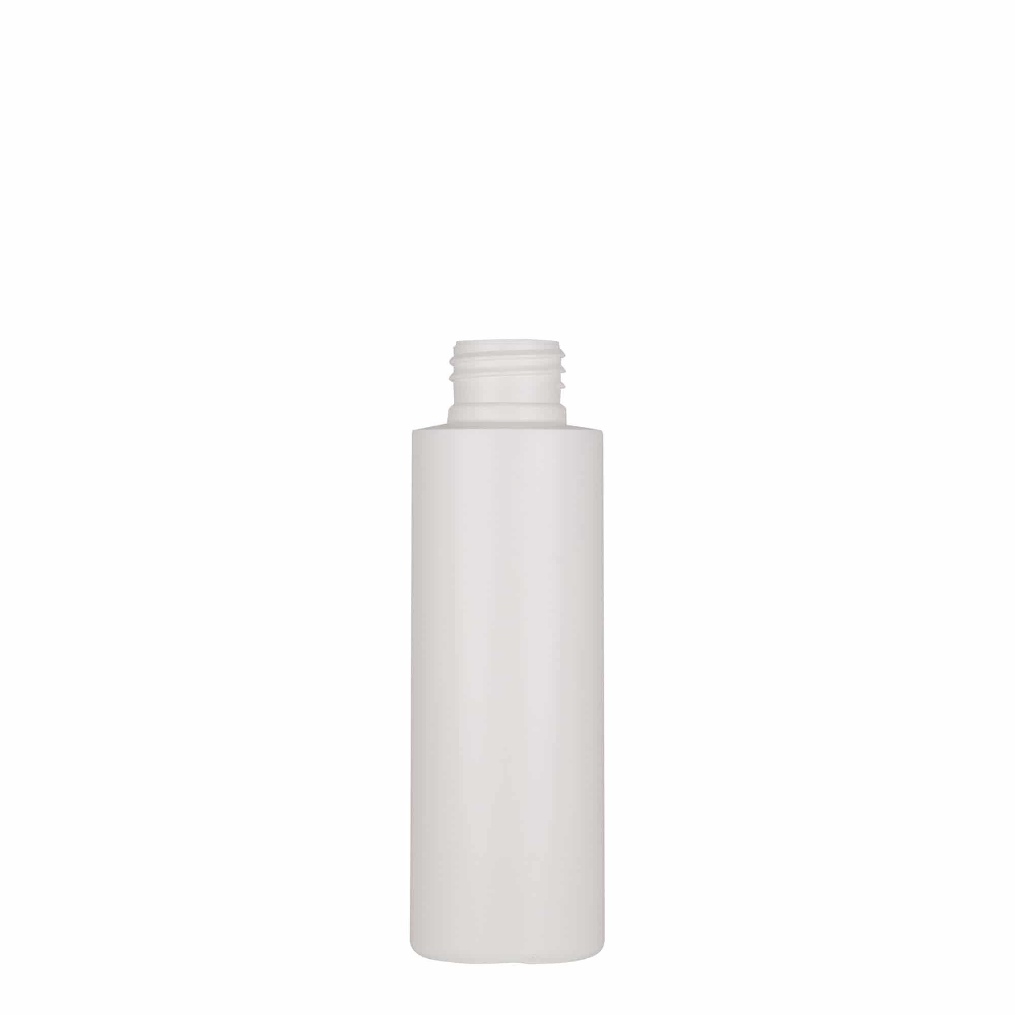 100 ml Kunststoffflasche 'Pipe', Green HDPE, weiß, Mündung: 24/410