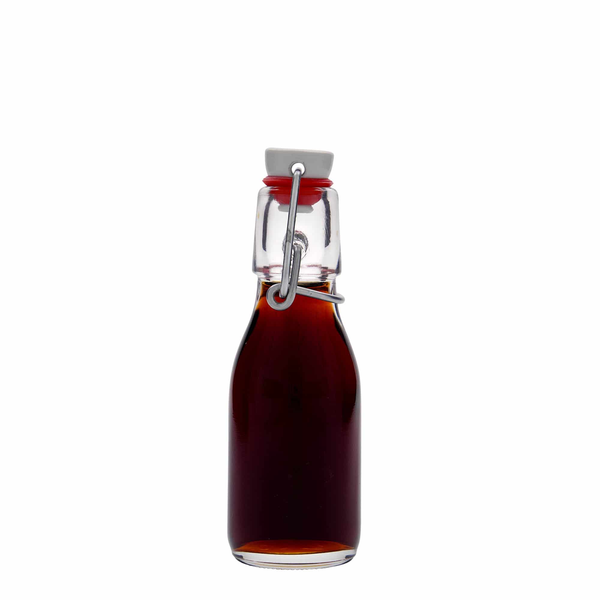 100 ml Glasflasche 'Paul', Mündung: Bügelverschluss 100 ml Glasflasche 'Paul', Mündung: Bügelverschluss