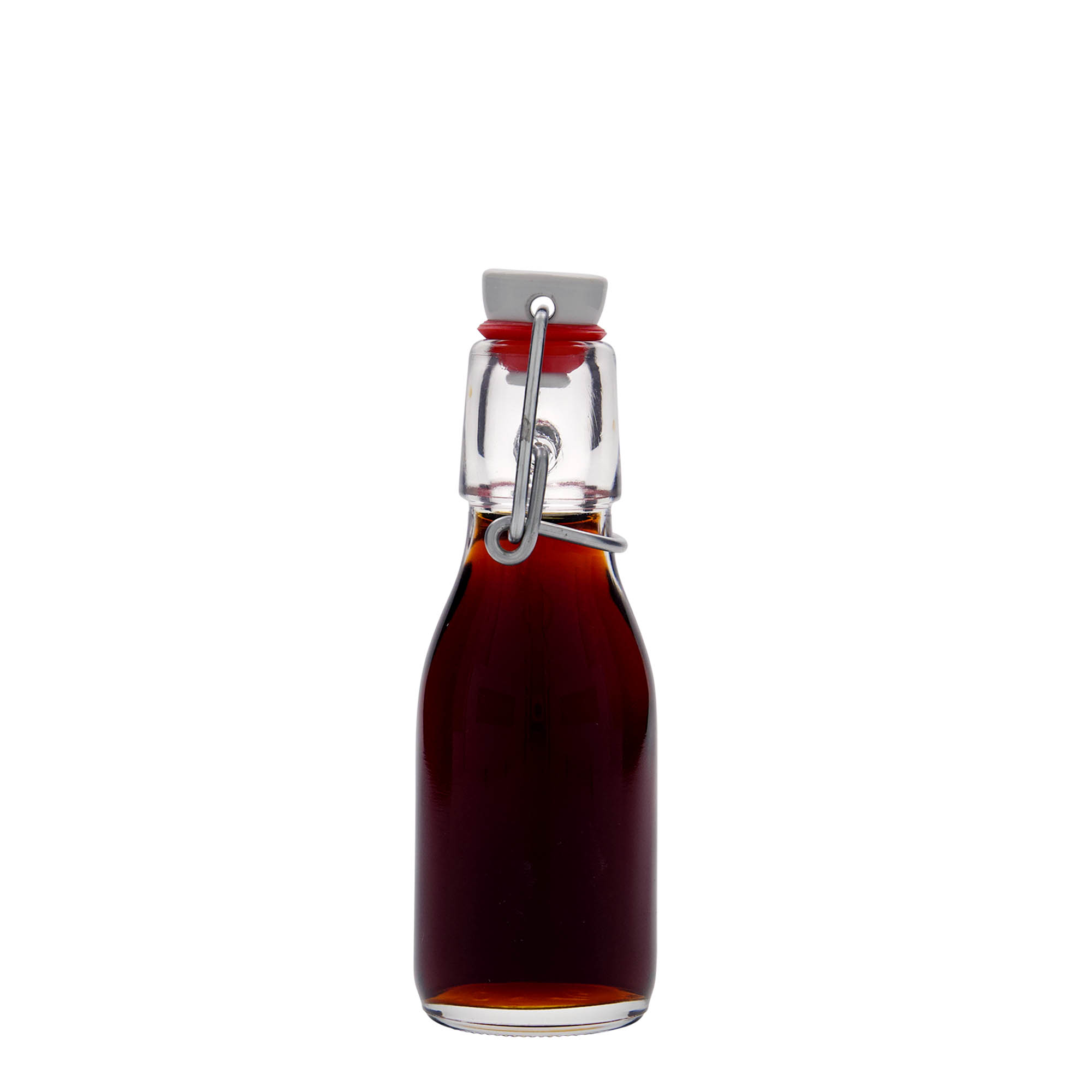 100 ml Glasflasche 'Paul', Mündung: Bügelverschluss 100 ml Glasflasche 'Paul', Mündung: Bügelverschluss