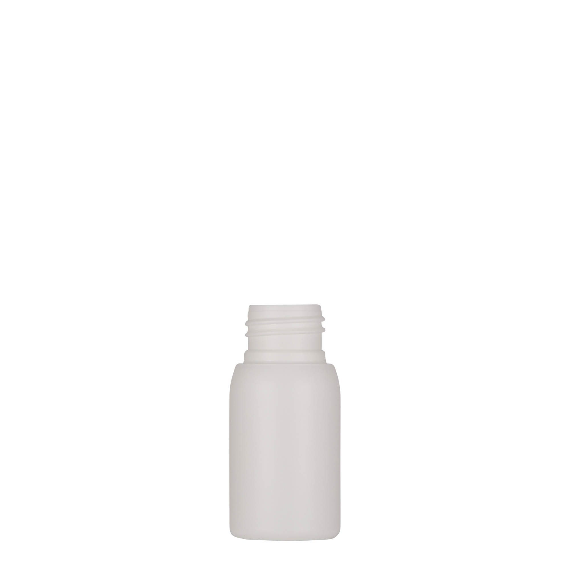 30 ml Kunststoffflasche 'Tuffy', HDPE, weiß, Mündung: 24/410 30 ml Kunststoffflasche 'Tuffy', HDPE, weiß, Mündung: 24/410