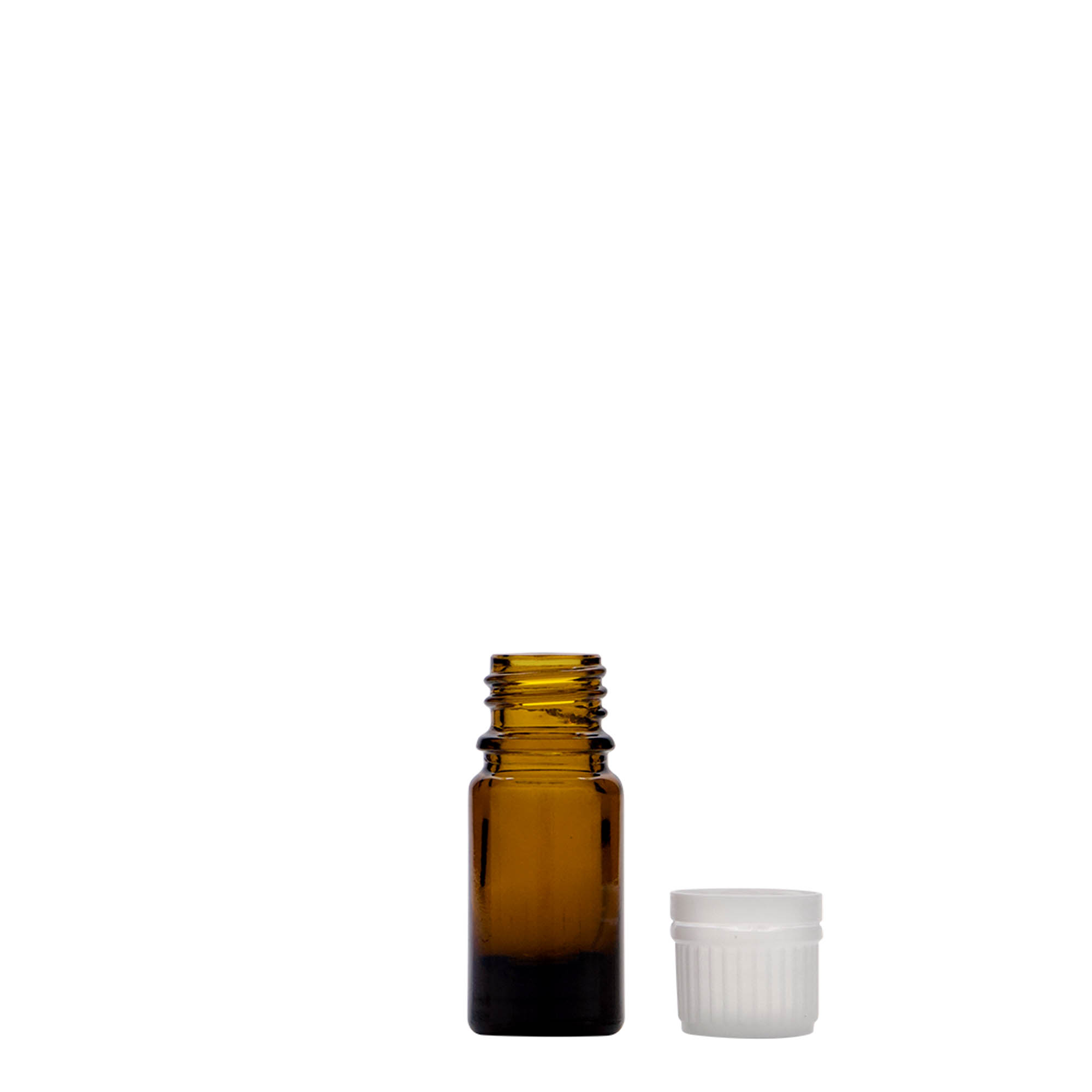 5 ml Medizinflasche, Glas, braun, Mündung: DIN 18 5 ml Medizinflasche, Glas, braun, Mündung: DIN 18