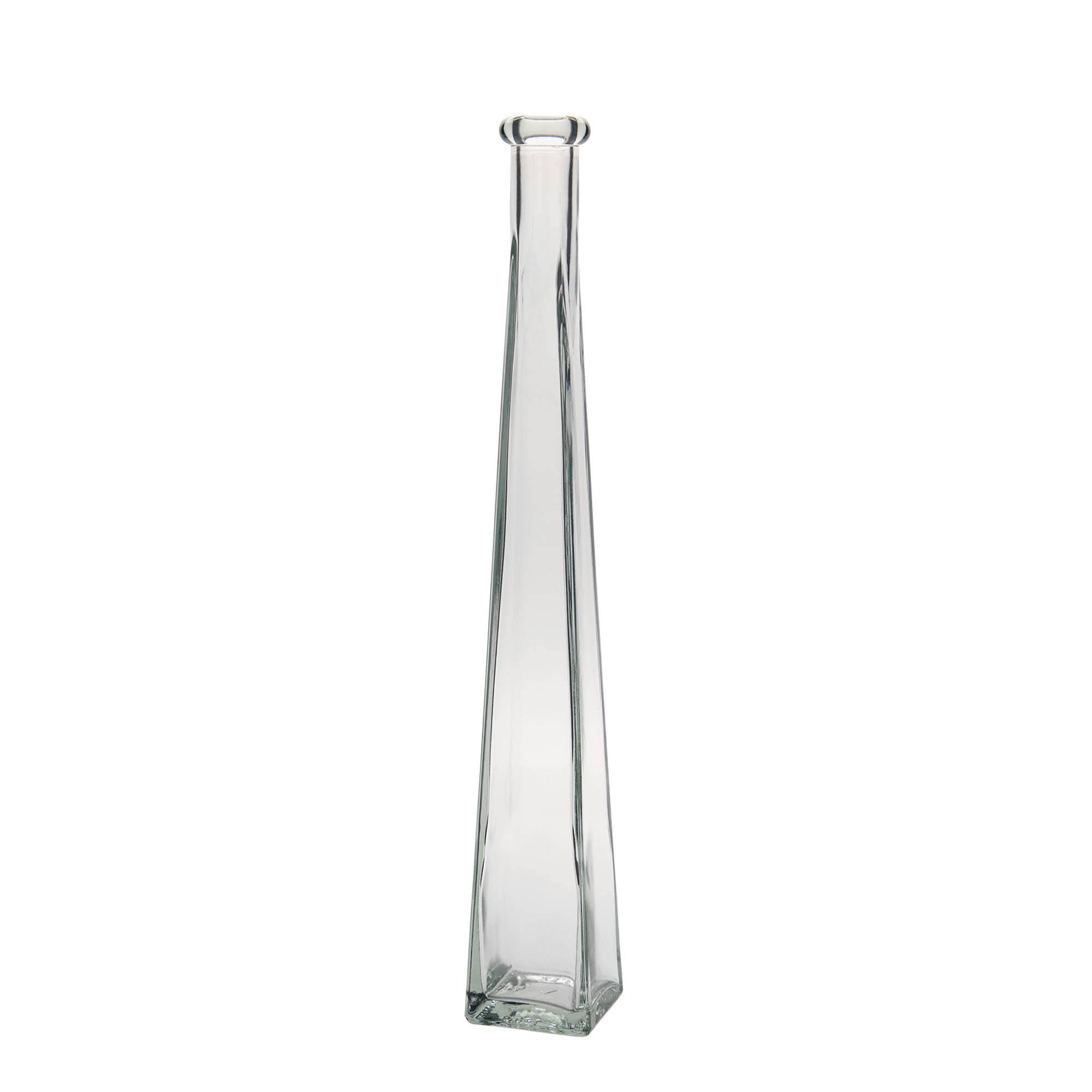 200 ml Glasflasche „Dama Quadrato“, quadratisch, Mündung: Kork