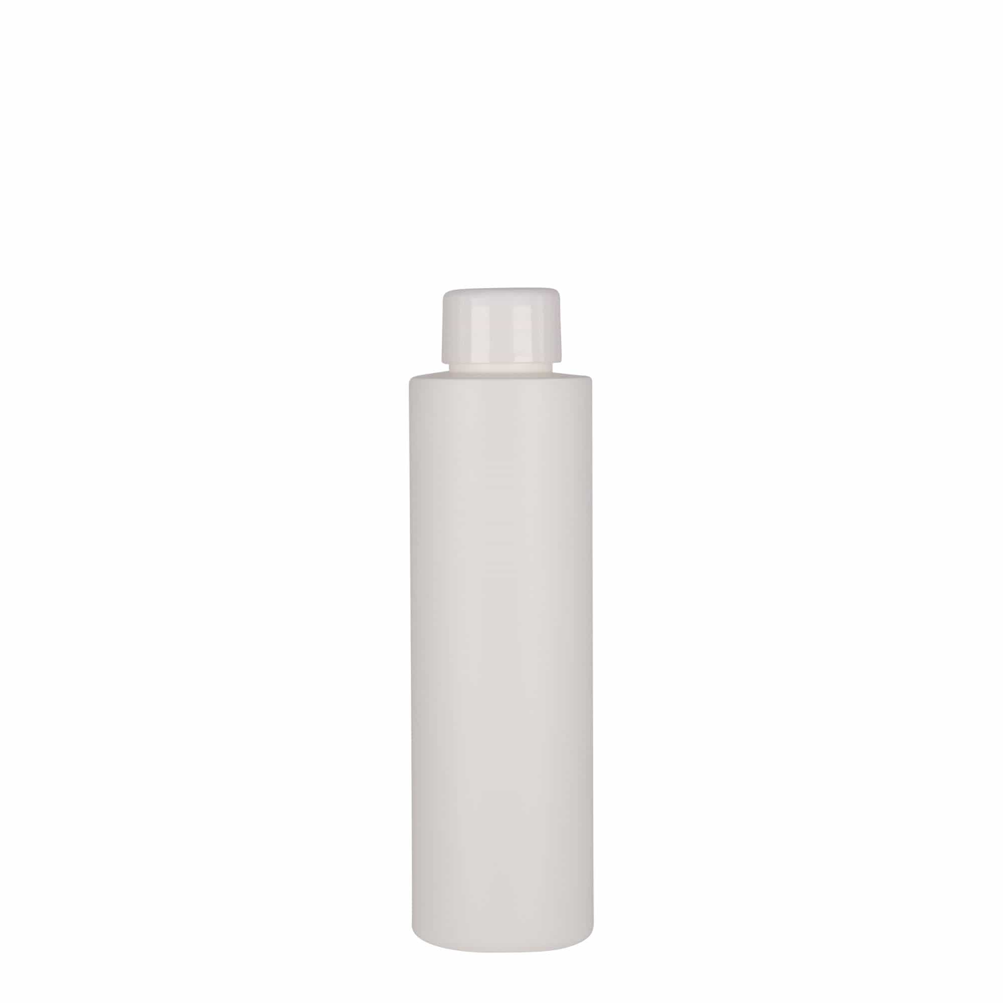 150 ml Kunststoffflasche „Pipe“, HDPE, weiß, Mündung:  24/410