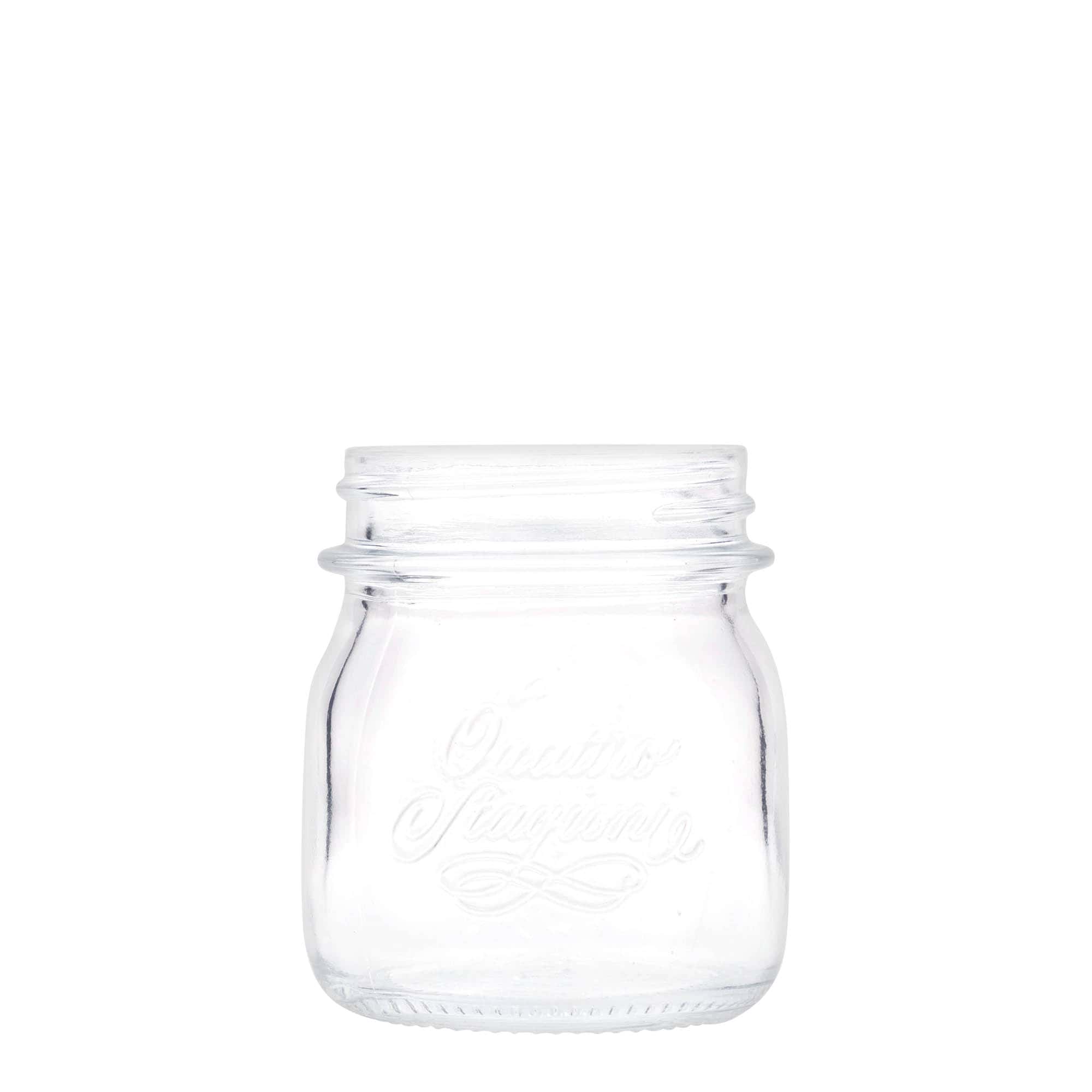 250 ml Glas 'Quattro Stagioni', Mündung: Schraubverschluss 250 ml Glas 'Quattro Stagioni', Mündung: Schraubverschluss