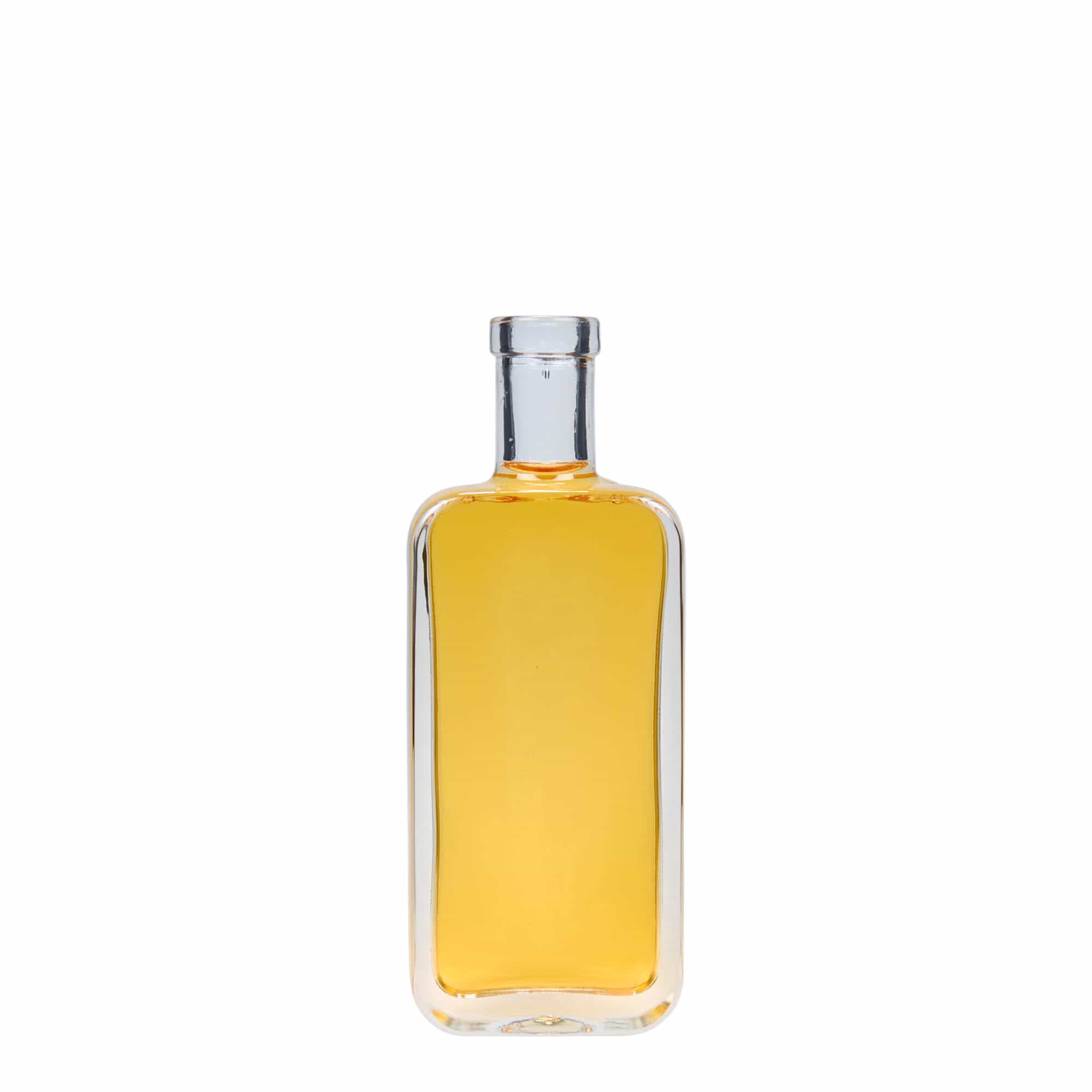 100 ml Glasflasche 'Nice', rechteckig, Mündung: Kork 100 ml Glasflasche 'Nice', rechteckig, Mündung: Kork