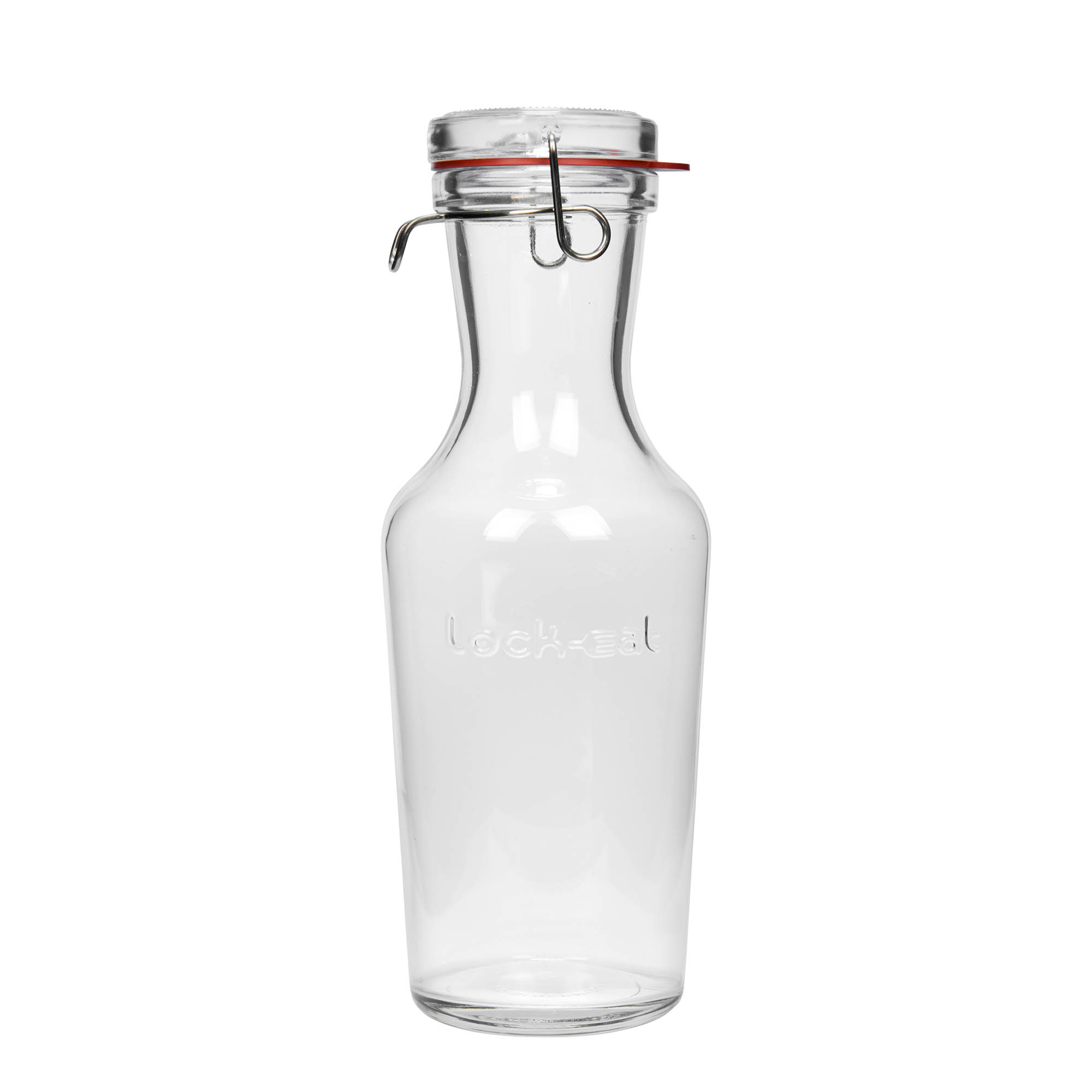 1.000 ml Glaskaraffe 'Lock-Eat', Mündung: Drahtbügelverschluss 1.000 ml Glaskaraffe 'Lock-Eat', Mündung: Drahtbügelverschluss