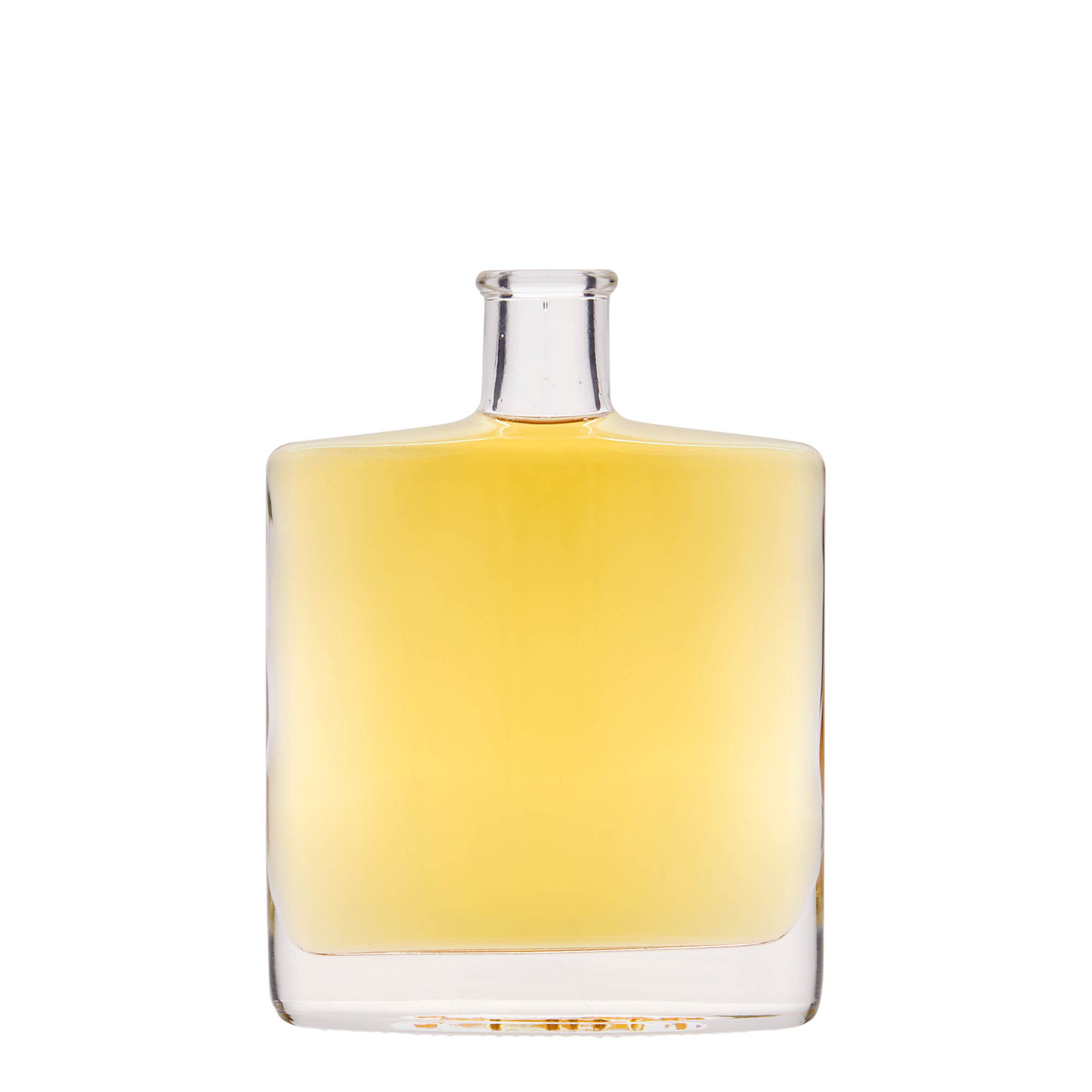 350 ml Glasflasche 'Zorbas', oval, Mündung: Kork