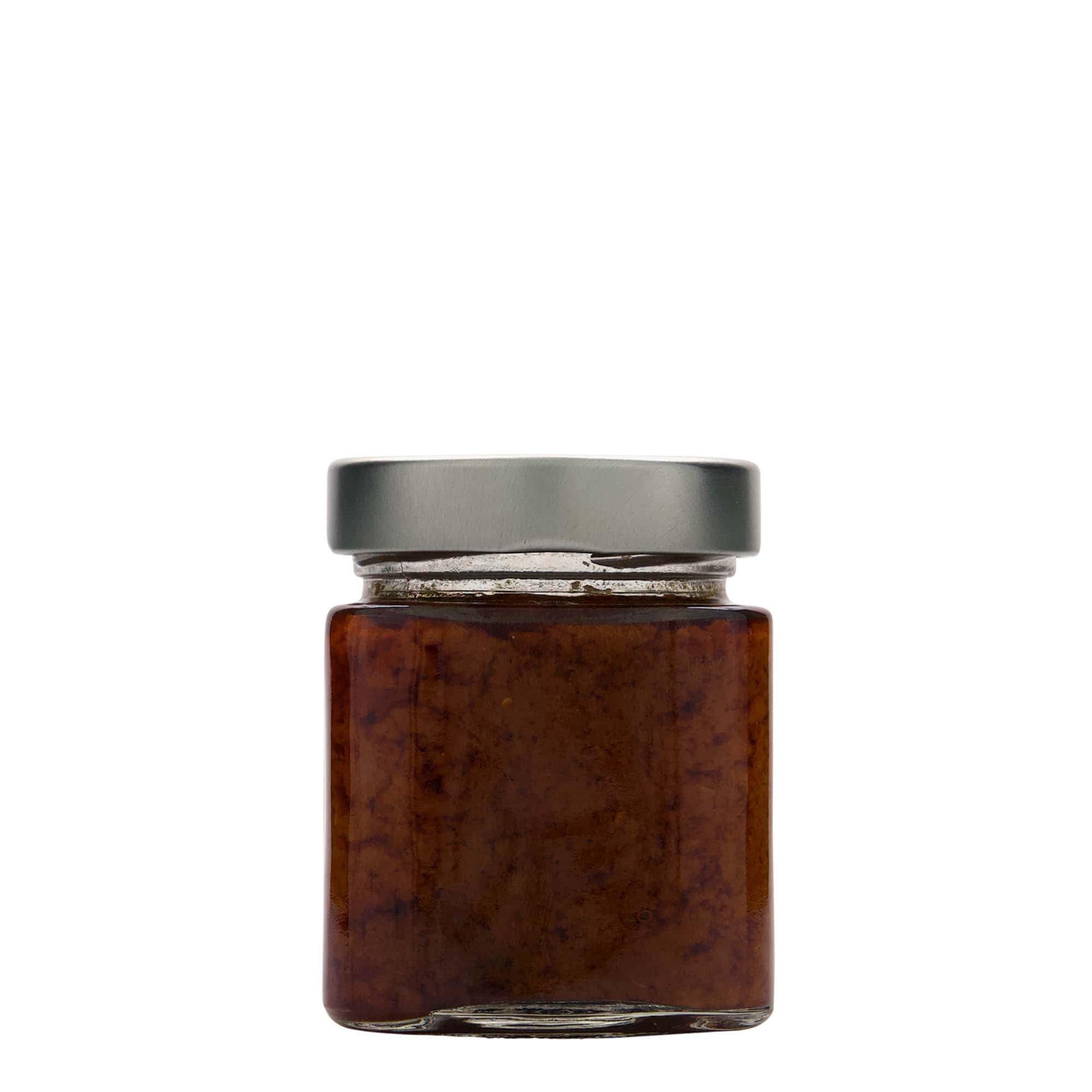 212 ml Vierkantglas 'Ikarus', Mündung: Deep-Twist-Off (DTO 63)