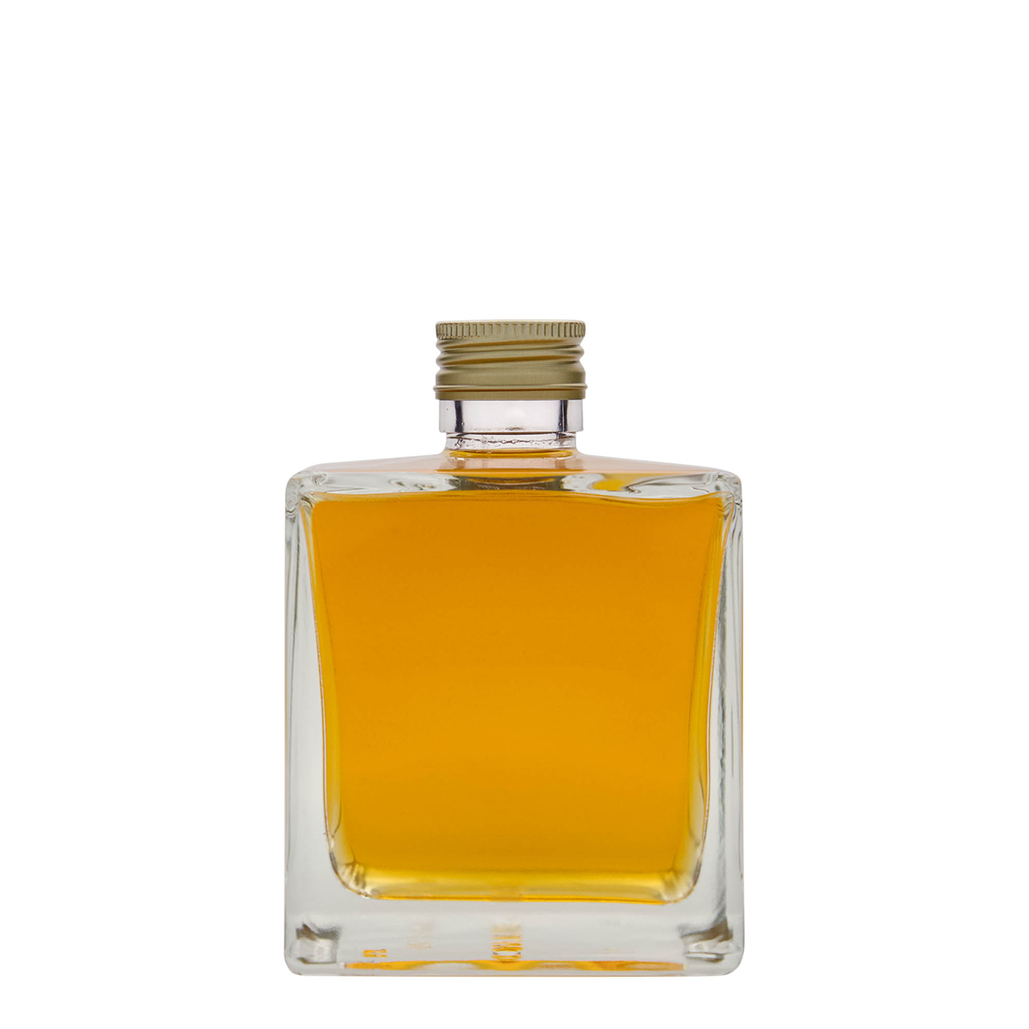500 ml Glasflasche 'Cube', quadratisch, Mündung: PP 31,5 500 ml Glasflasche 'Cube', quadratisch, Mündung: PP 31,5