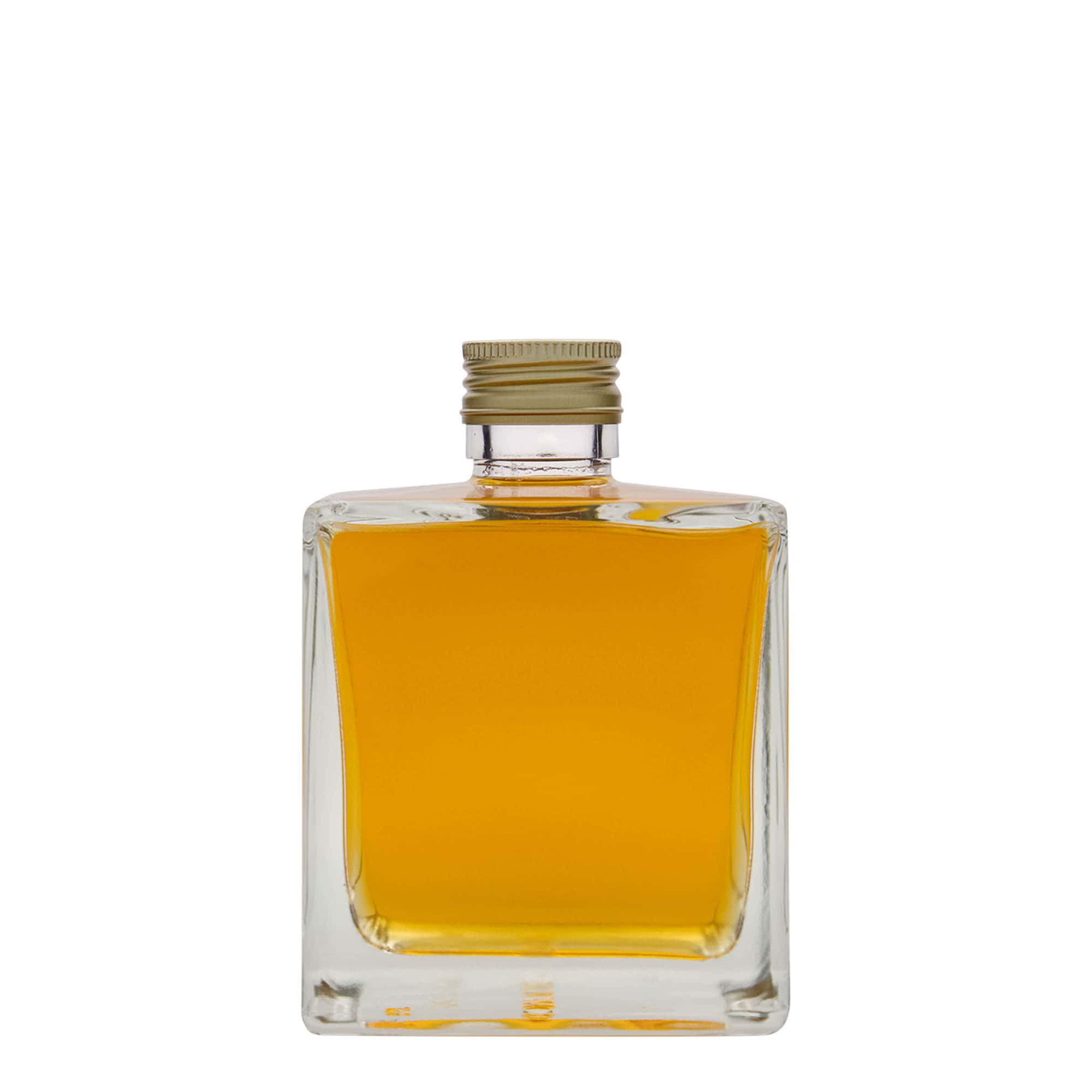 500 ml Glasflasche „Cube“, quadratisch, Mündung: PP 31,5