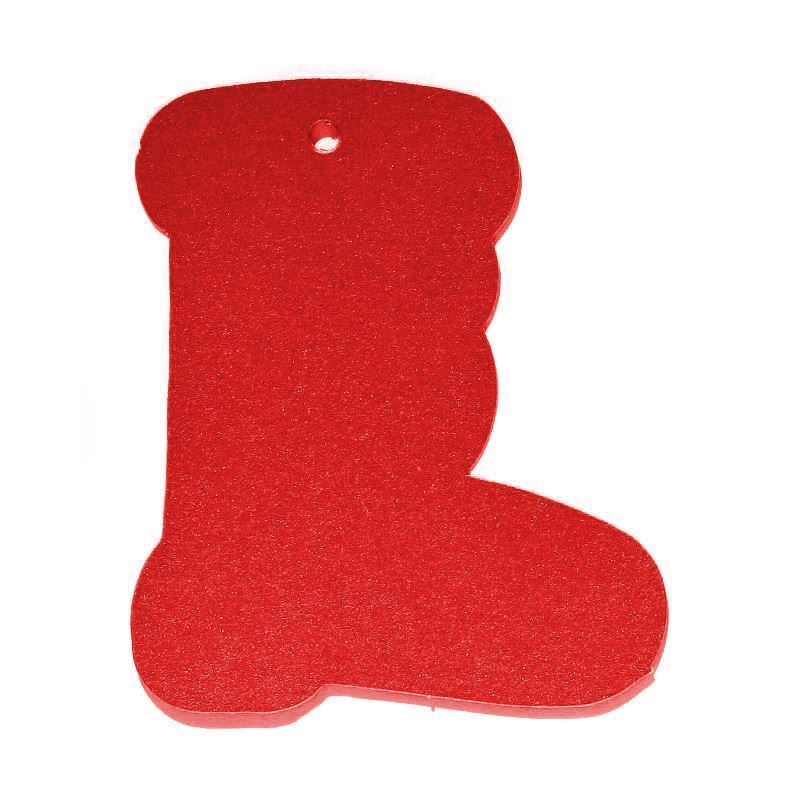 Hängeetikett Stiefel, rot Hängeetikett Stiefel, rot