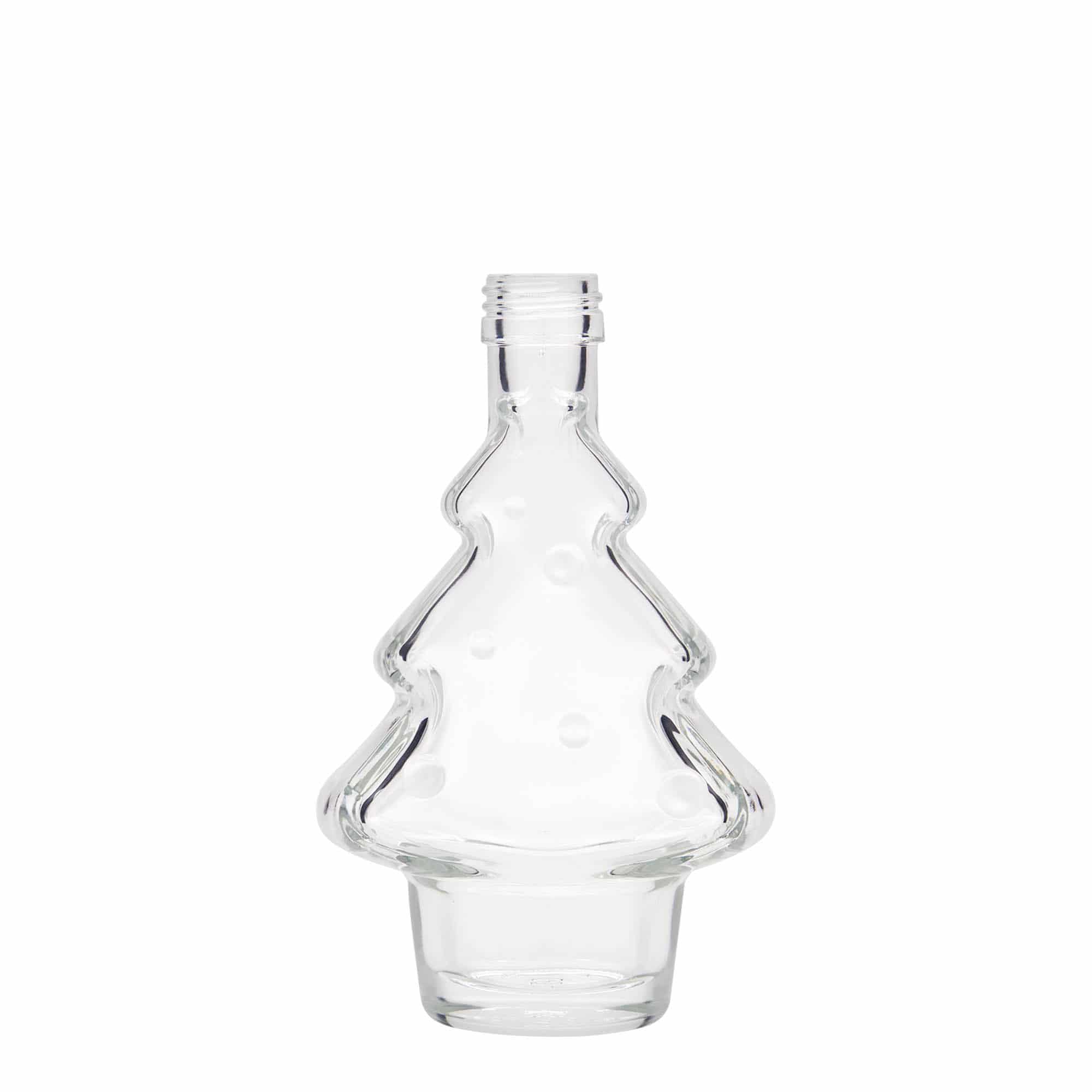 200 ml Glasflasche 'Tannenbaum', Mündung: PP 28