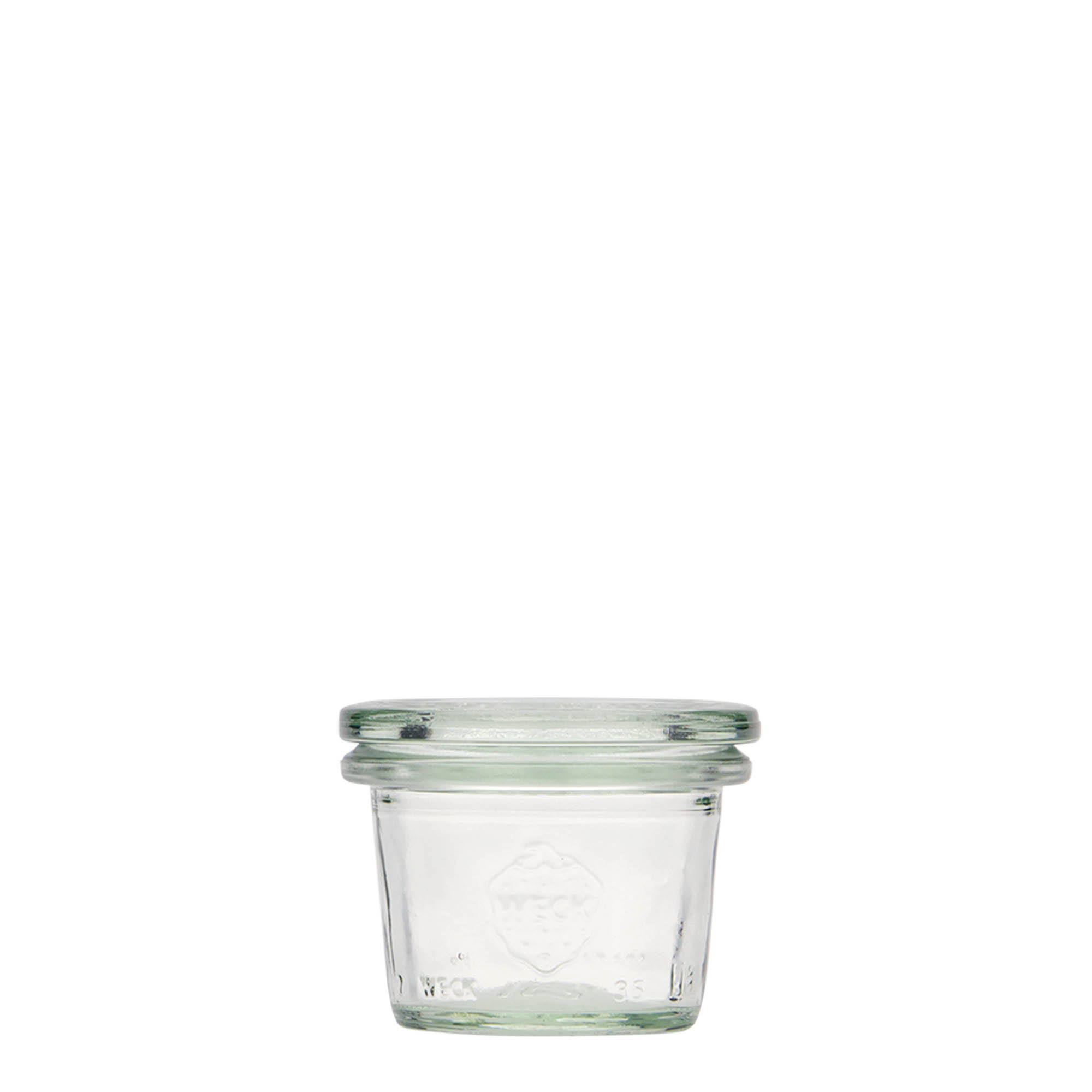 35 ml WECK-Sturzglas, Mündung: Rundrand 35 ml WECK-Sturzglas, Mündung: Rundrand