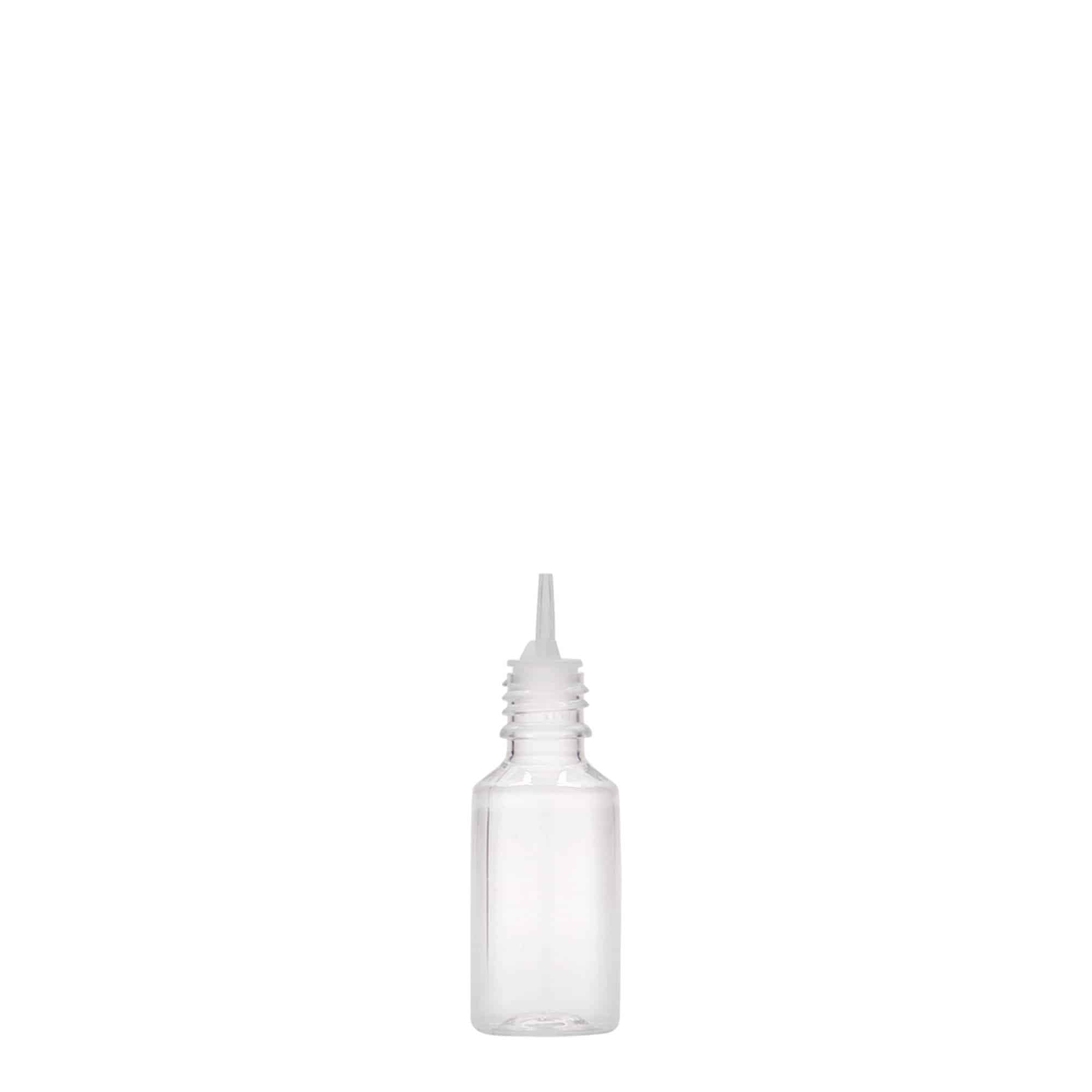 10 ml PET-Flasche 'E-Liquid' mit Qualitäts- und Kindersicherung, Kunststoff, Mündung: Schraubverschluss