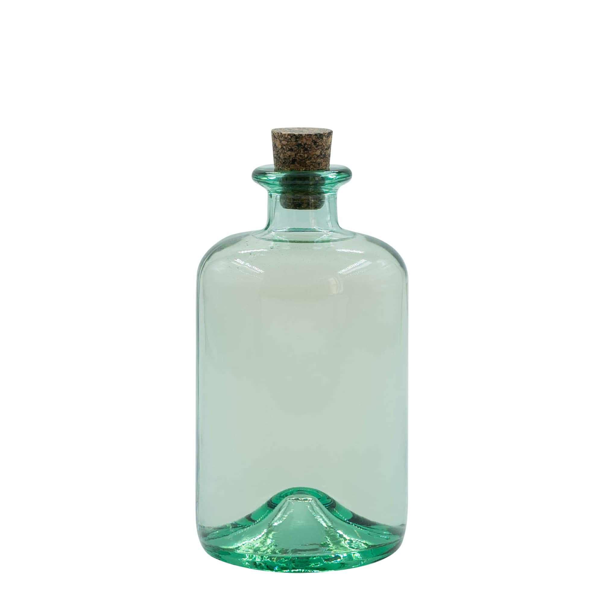 500 ml Glasflasche 'Pharma', Mündung: Kork