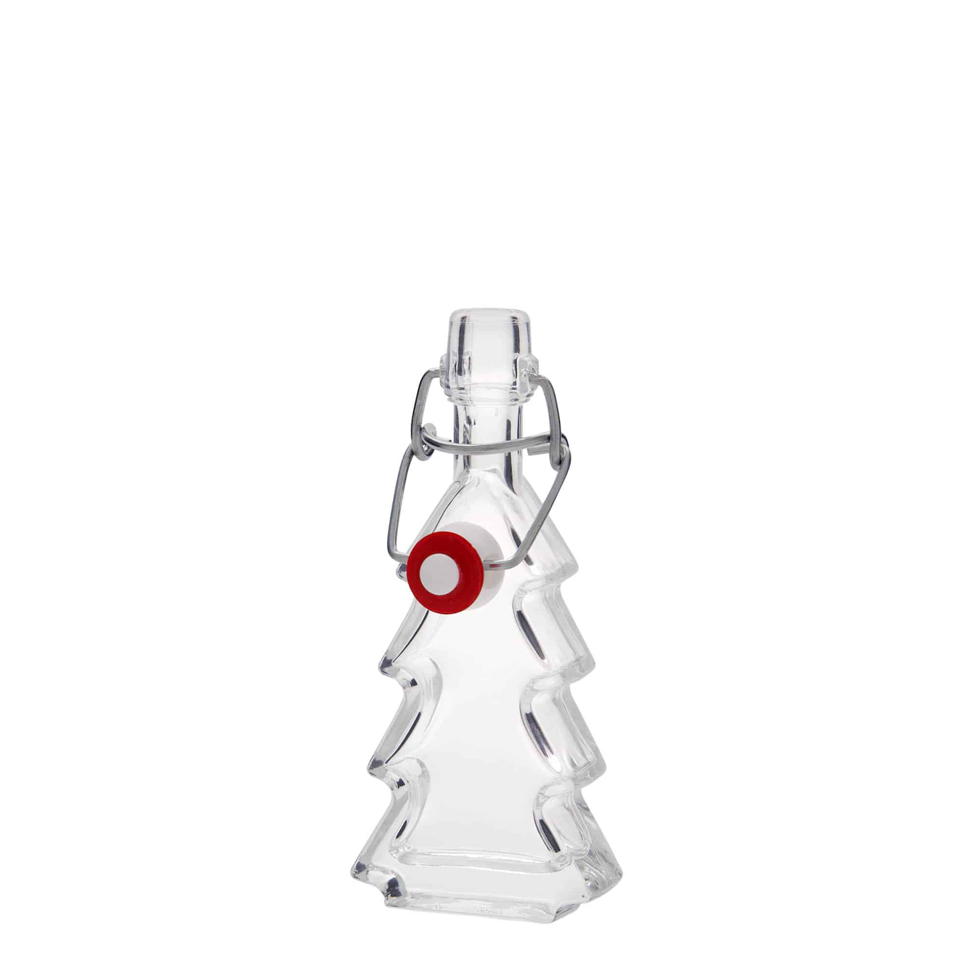 40 ml Glasflasche „Tannenbaum“, Mündung: Bügelverschluss
