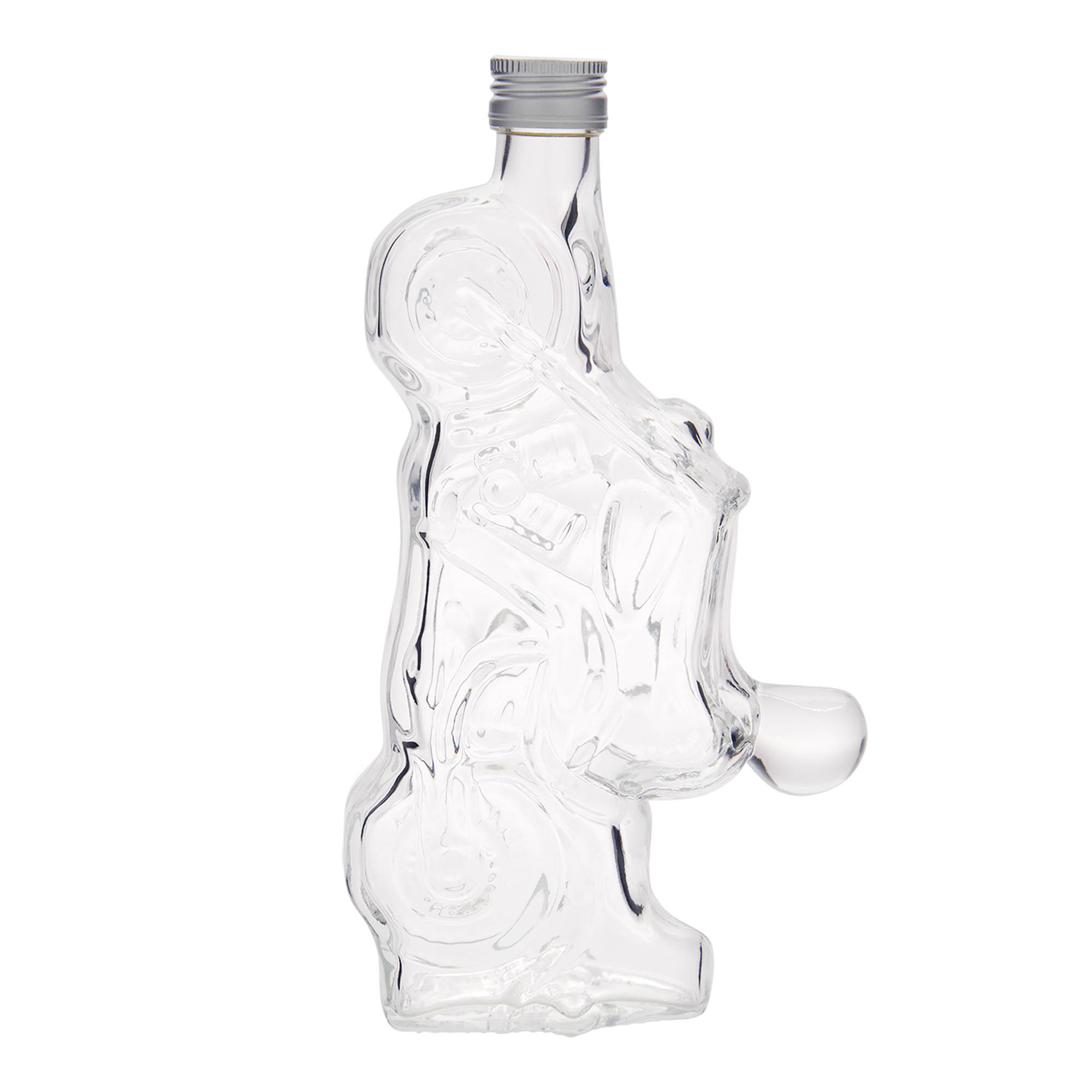 350 ml Glasflasche „Motorrad“, Mündung: PP 28