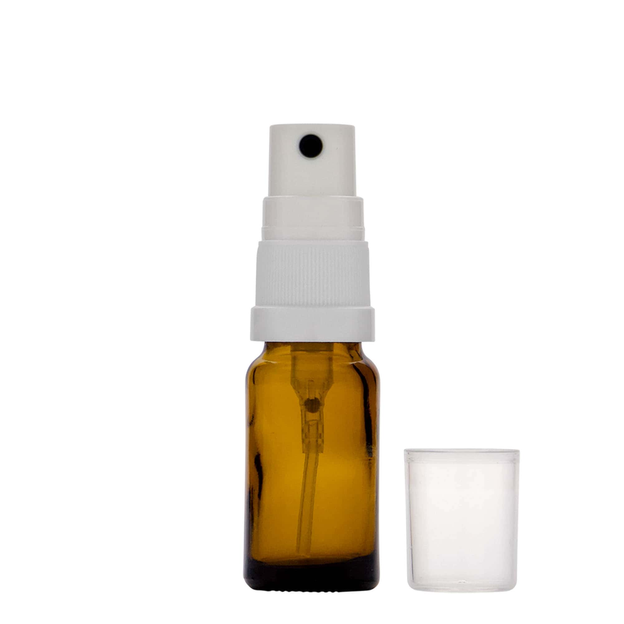 10 ml Sprühflasche Medizin, Glas, braun, Mündung: DIN 18 10 ml Sprühflasche Medizin, Glas, braun, Mündung: DIN 18