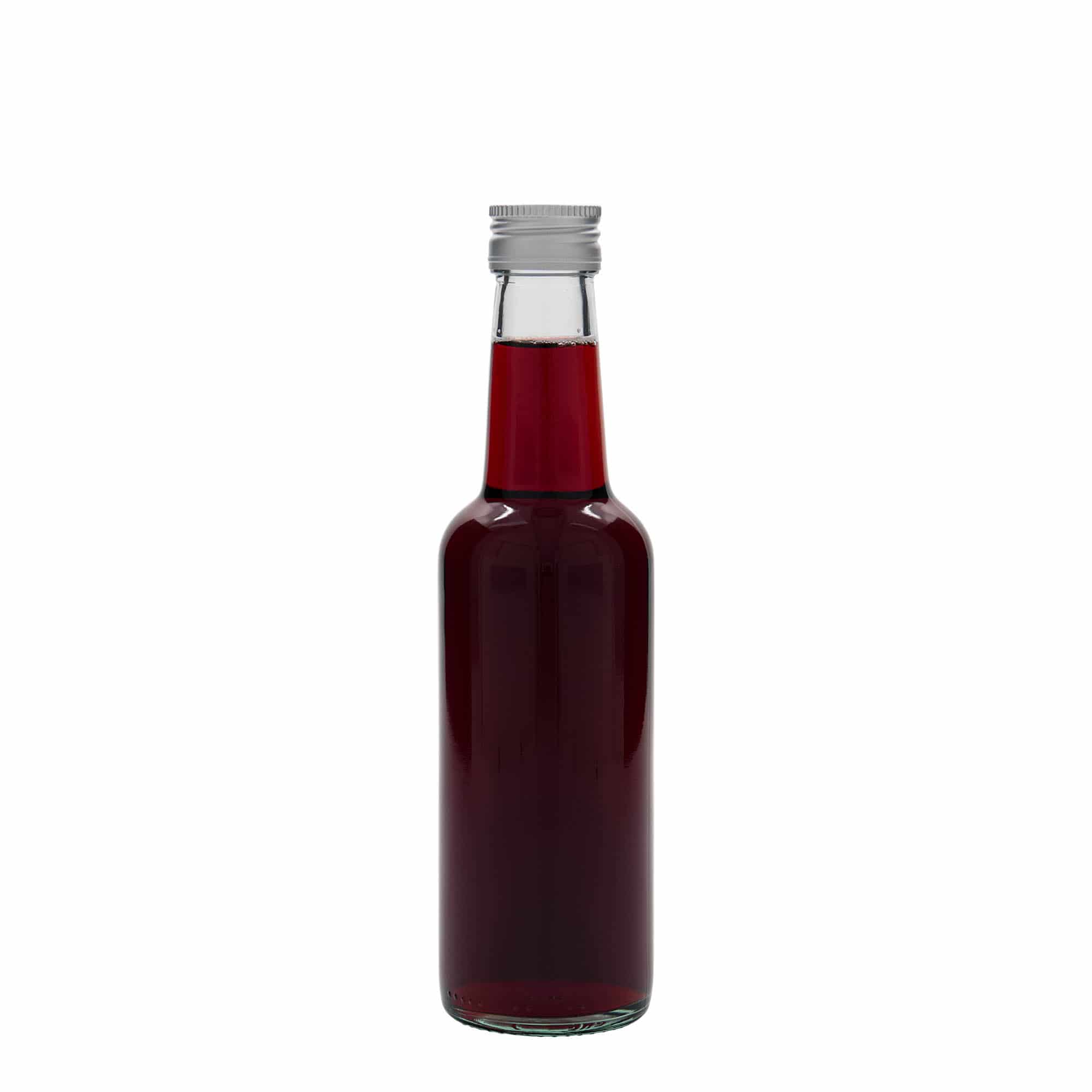250 ml Glasflasche Geradhals, Mündung: PP 28