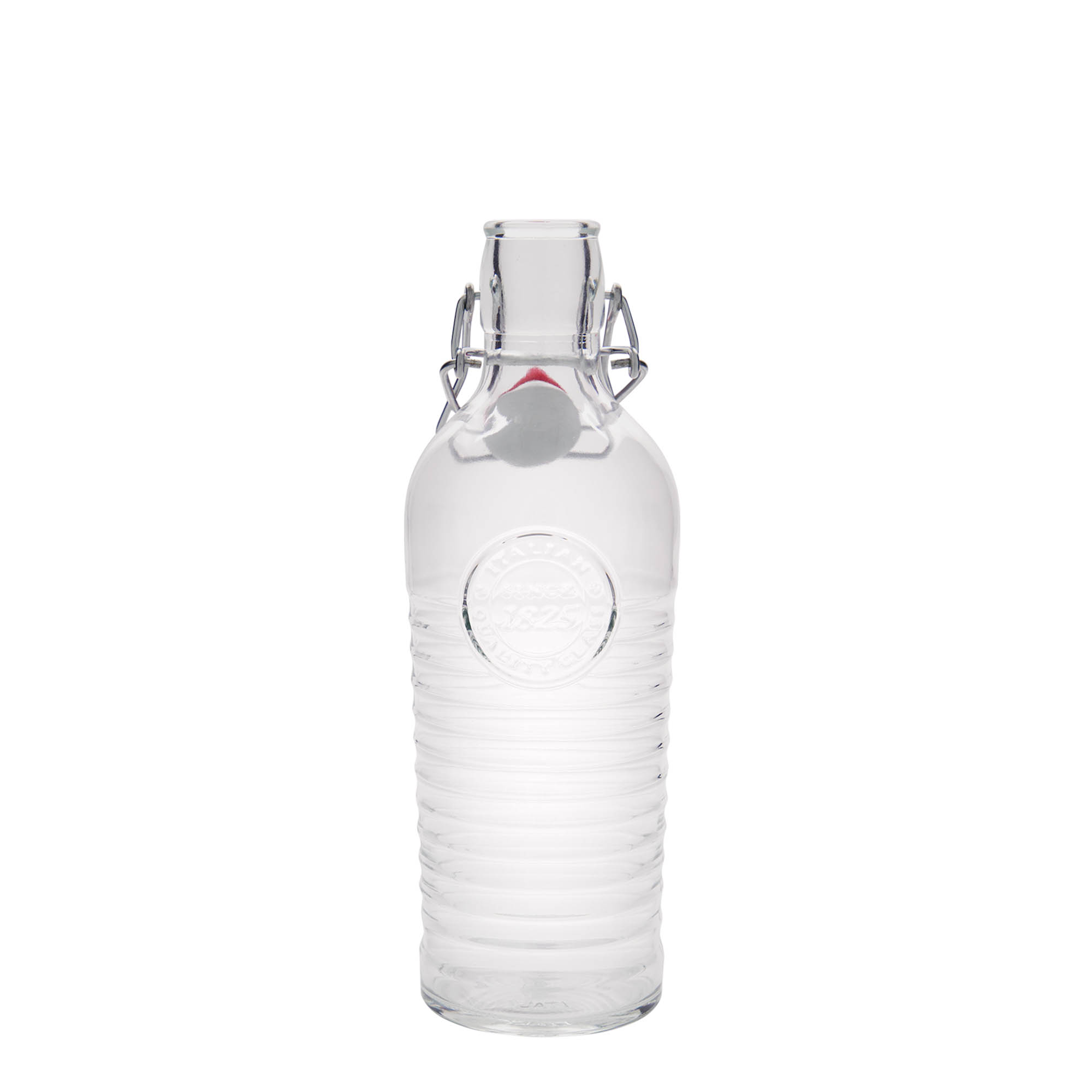 750 ml Glasflasche „Officina 1825“, Mündung: Bügelverschluss