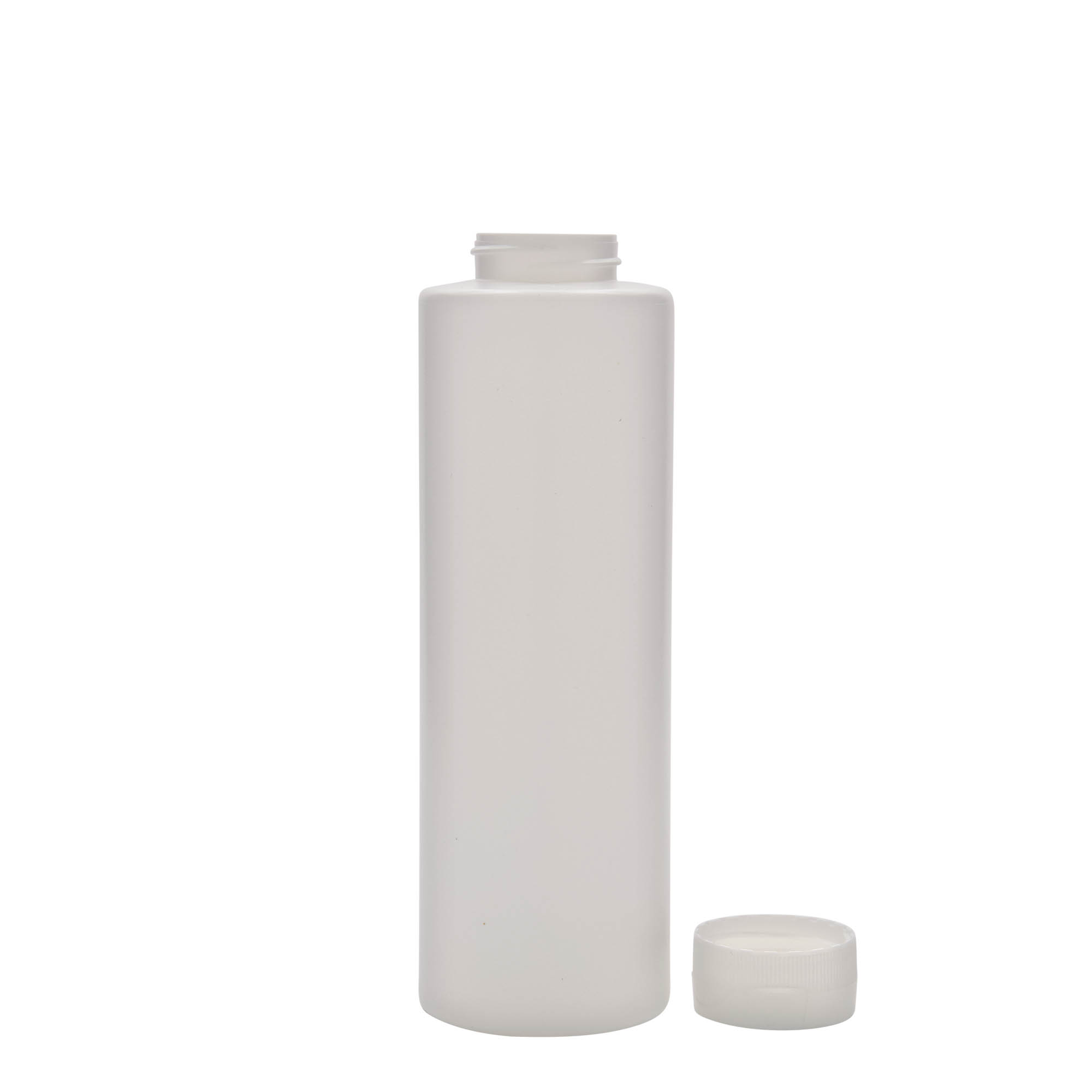 500 ml Soßenflasche, LDPE-Kunststoff, weiß, Mündung: 38/400 500 ml Soßenflasche, LDPE-Kunststoff, weiß, Mündung: 38/400