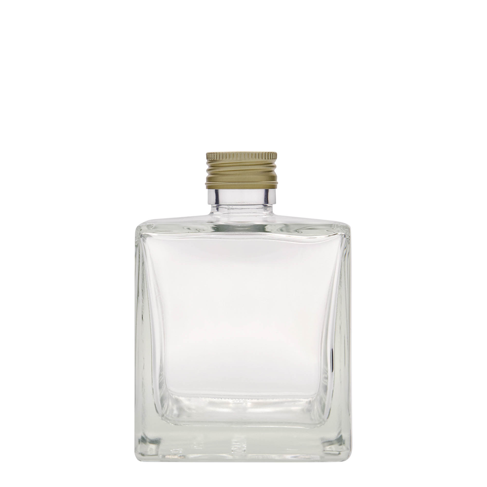 500 ml Glasflasche 'Cube', quadratisch, Mündung: PP 31,5 500 ml Glasflasche 'Cube', quadratisch, Mündung: PP 31,5