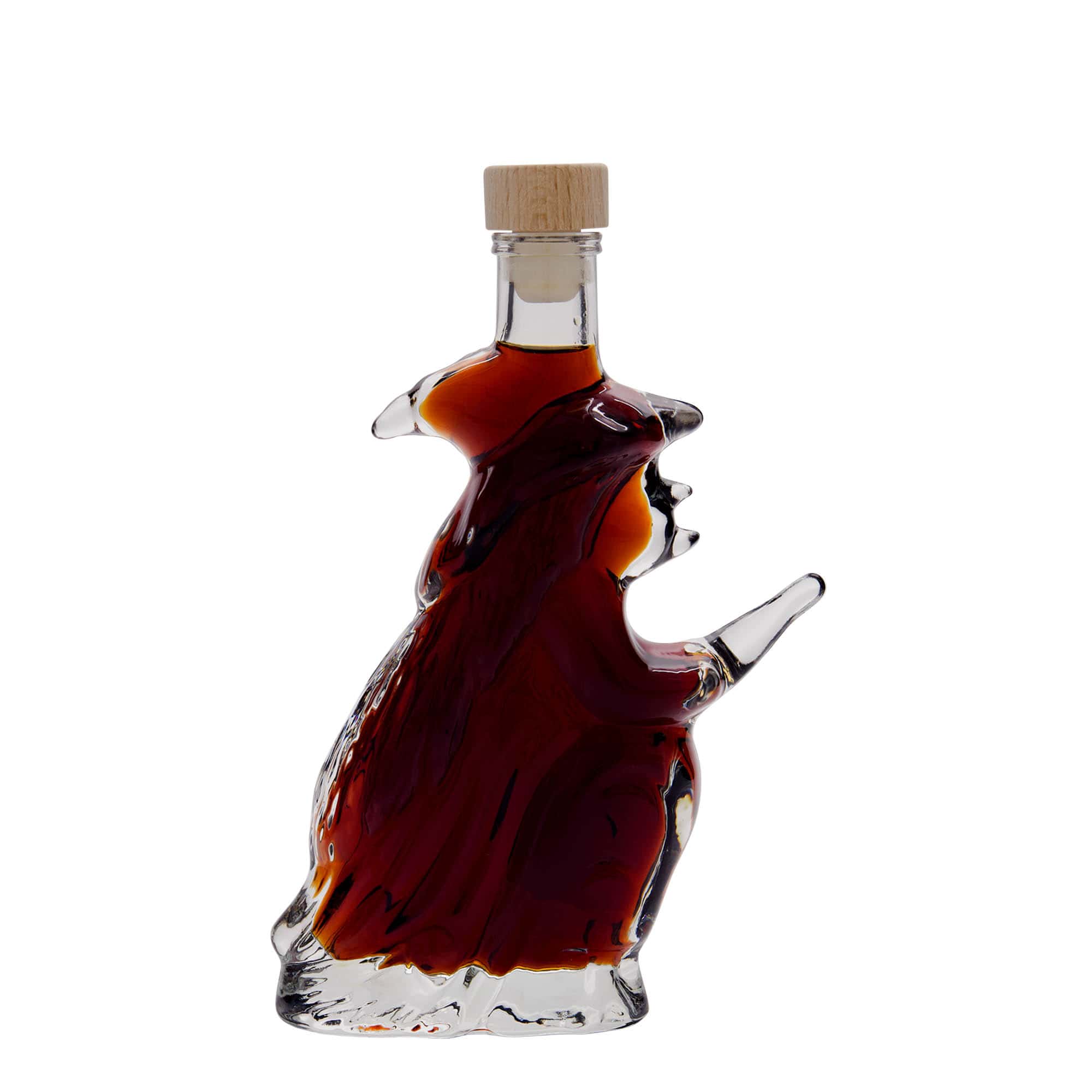 200 ml Glasflasche 'Hexe', Mündung: Kork