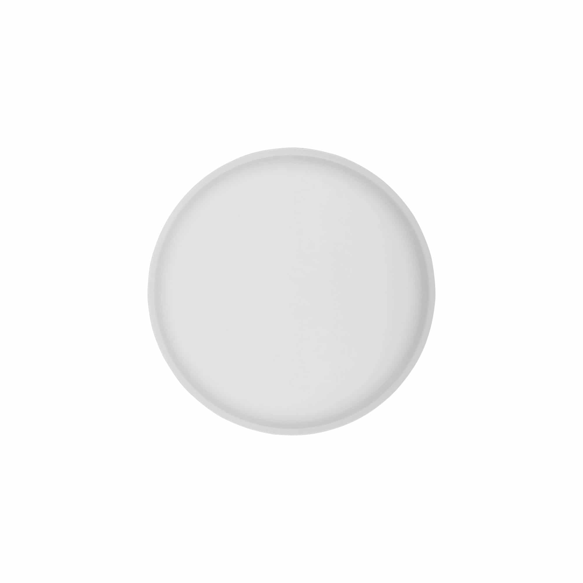 Schraubverschluss „Clear/Platin Edition“, PP-Kunststoff, weiß, für Mündung: 70/2P