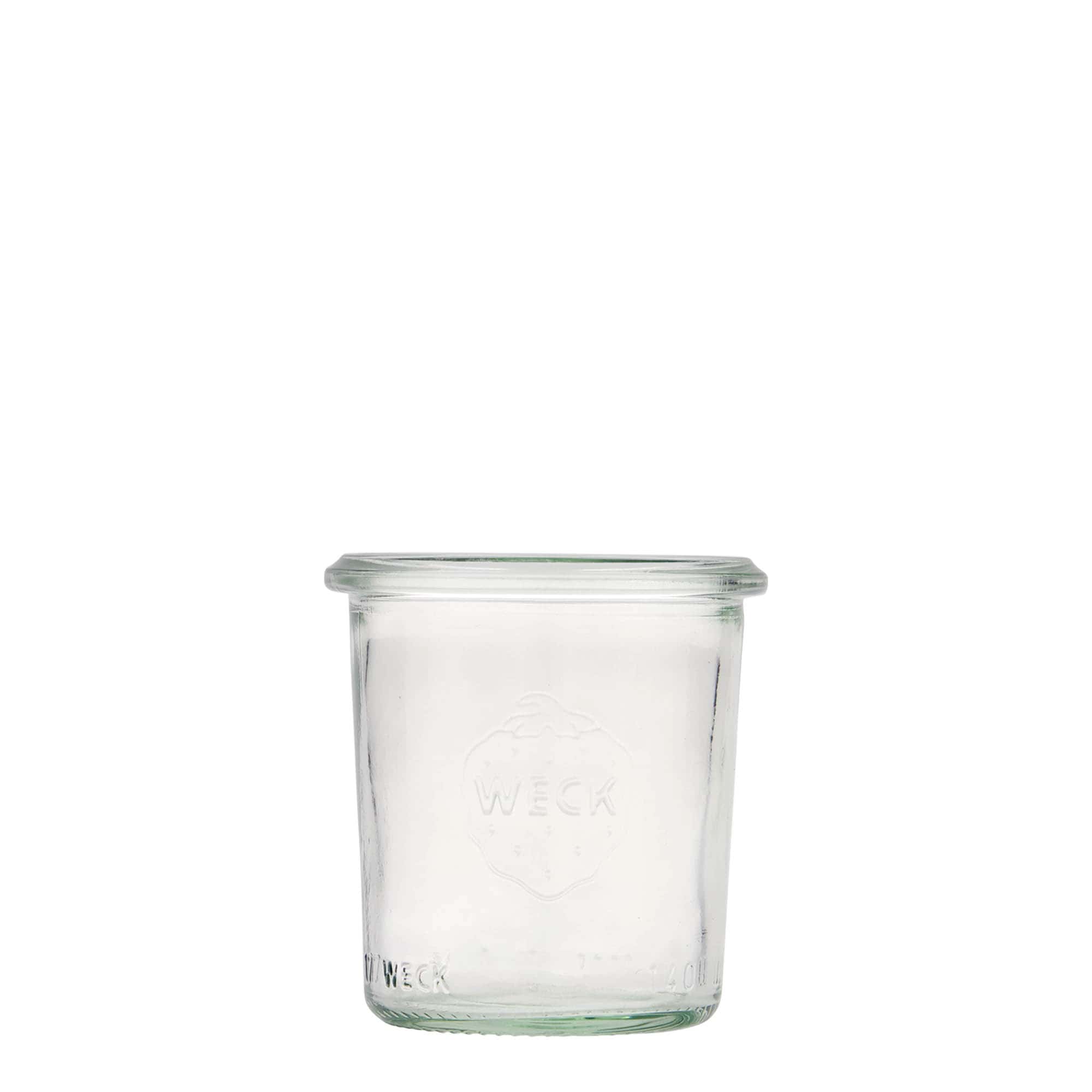 140 ml WECK-Sturzglas, Mündung: Rundrand