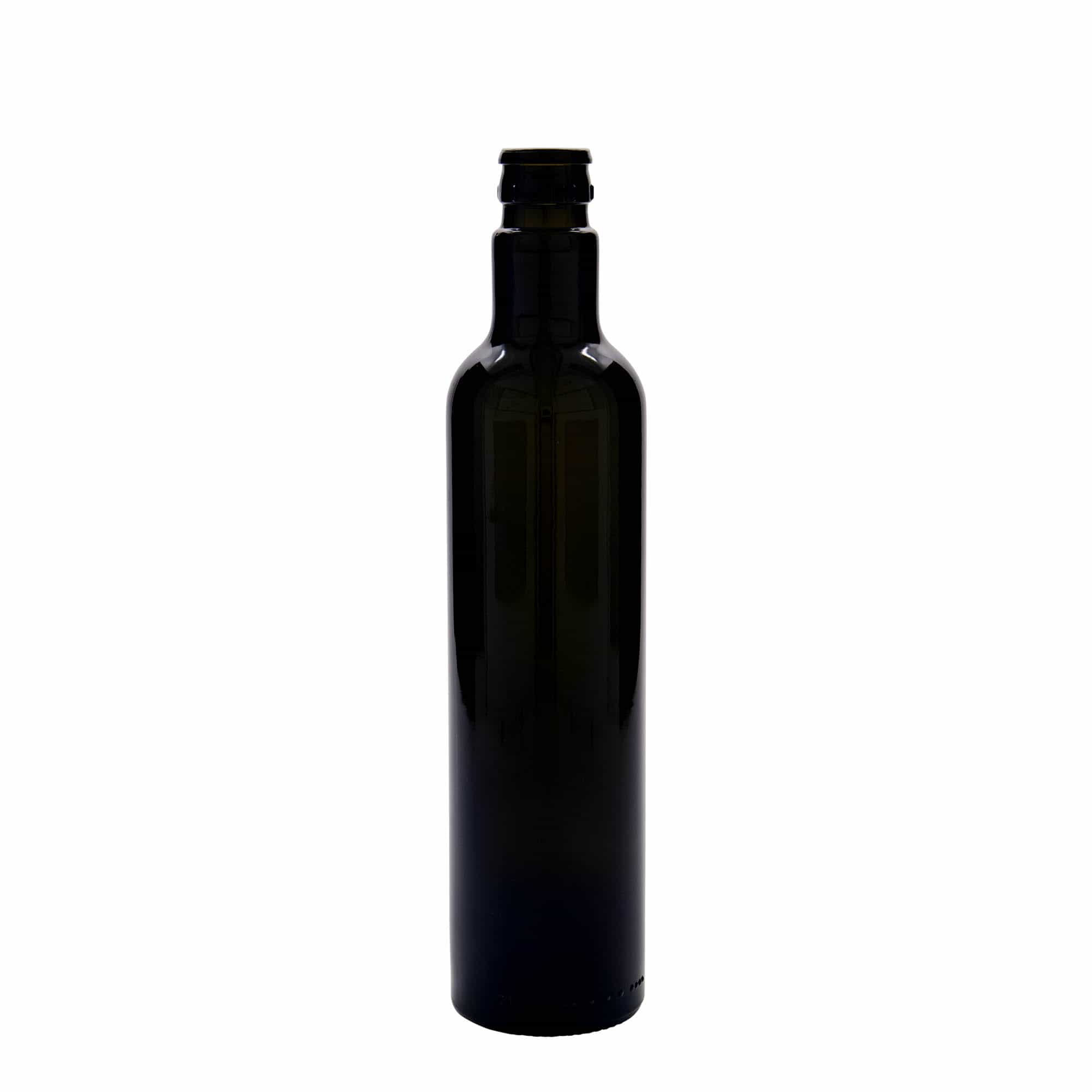 500 ml Essig-/Ölflasche 'Willy New', Glas, antikgrün, Mündung: DOP