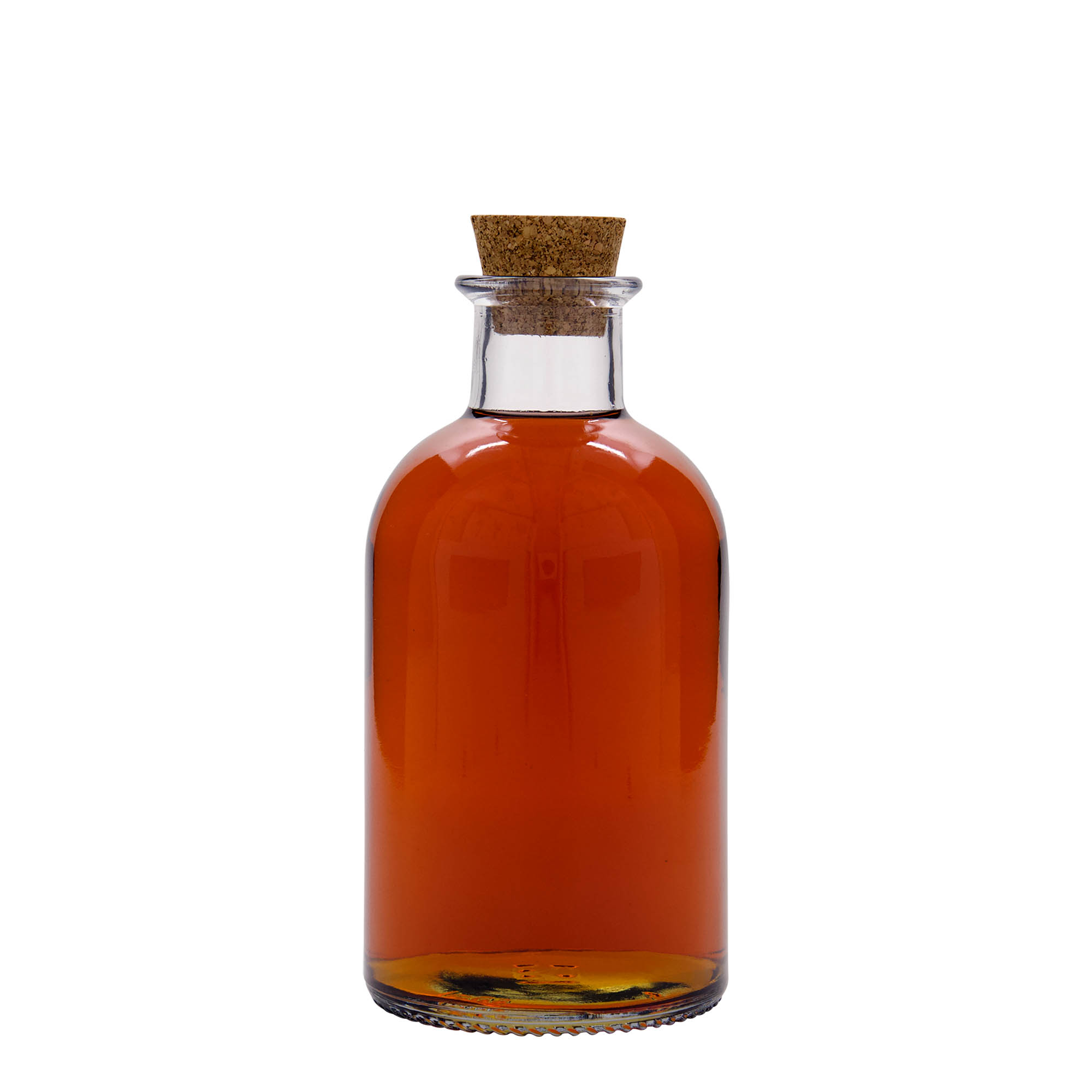 500 ml Glasflasche Apotheker 'Italia', Mündung: Kork 500 ml Glasflasche Apotheker 'Italia', Mündung: Kork