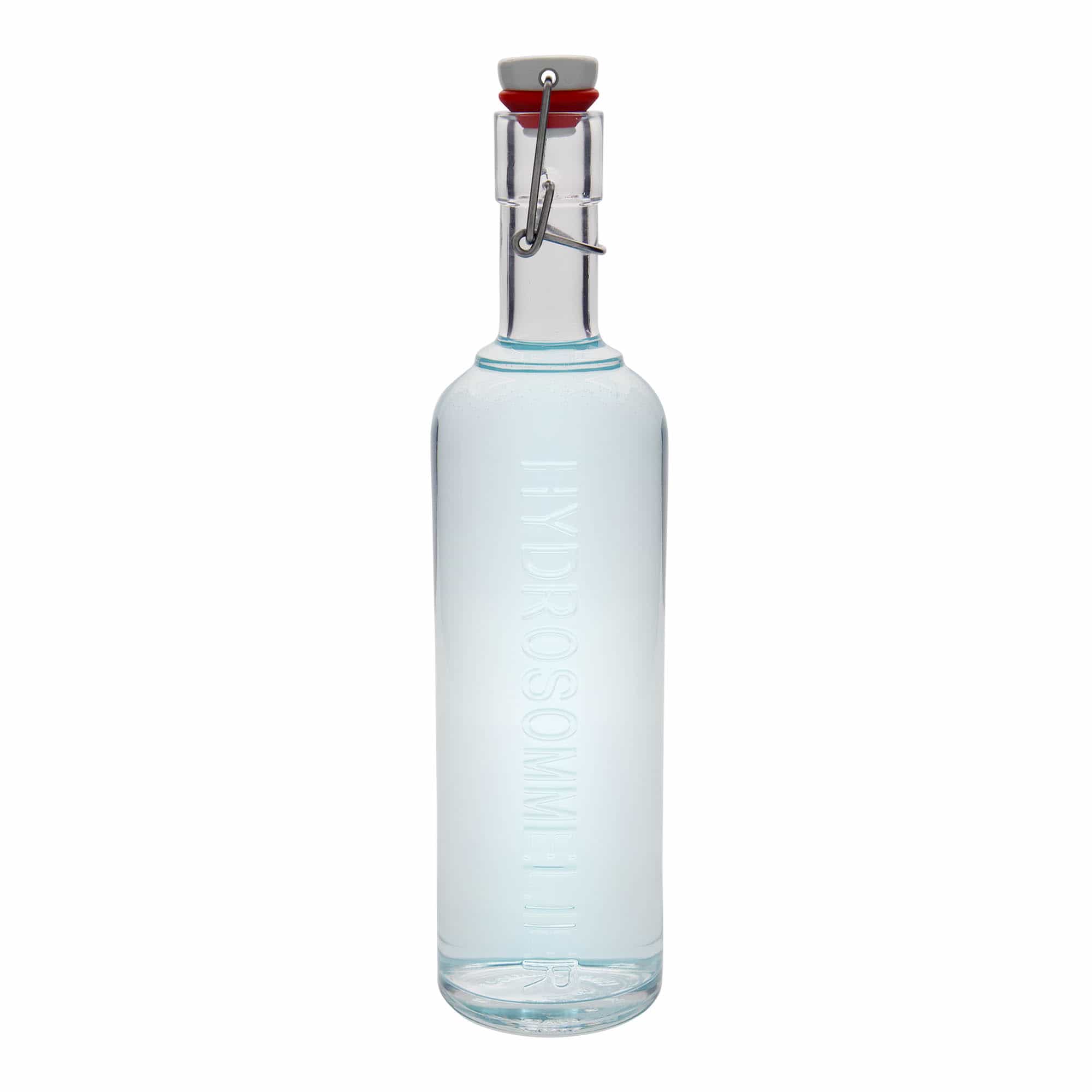 1.000 ml Glasflasche „Optima Hydrosommelier“, Mündung: Bügelverschluss