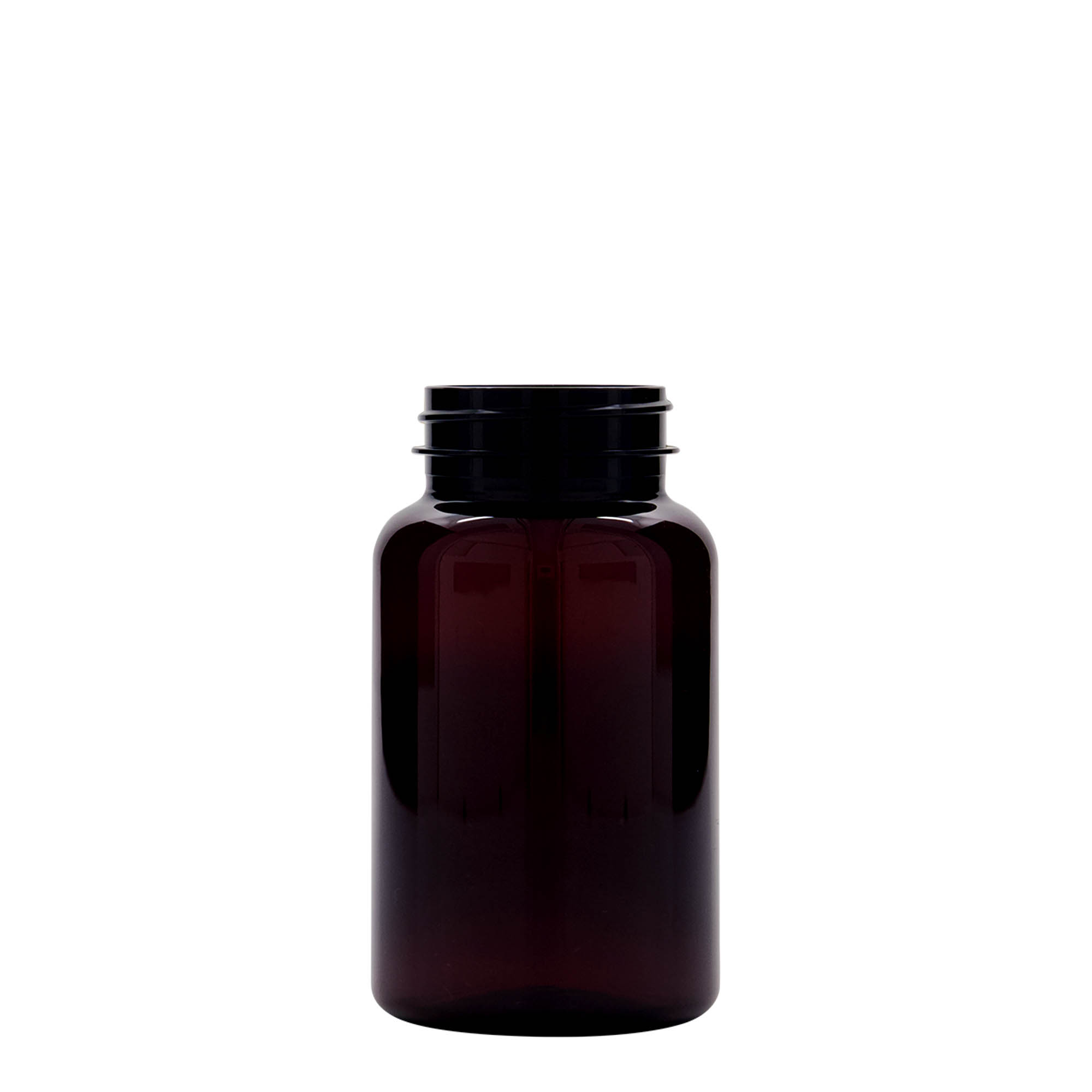 200 ml PET-Packer, Kunststoff, braun, Mündung: 45/400 200 ml PET-Packer, Kunststoff, braun, Mündung: 45/400