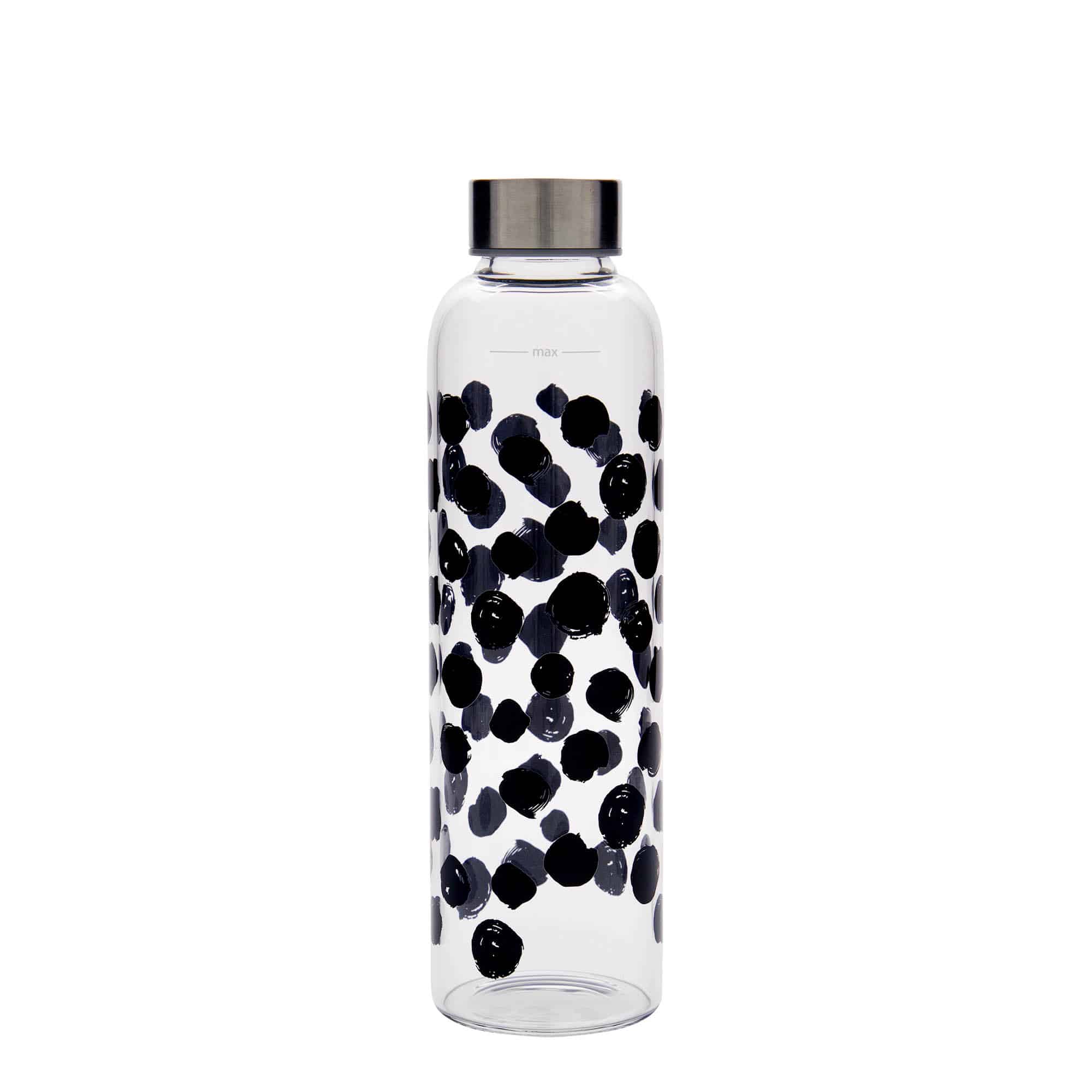 500 ml Trinkflasche 'Perseus - Schwarze Punkte', Mündung: Schraubverschluss 500 ml Trinkflasche 'Perseus - Schwarze Punkte', Mündung: Schraubverschluss