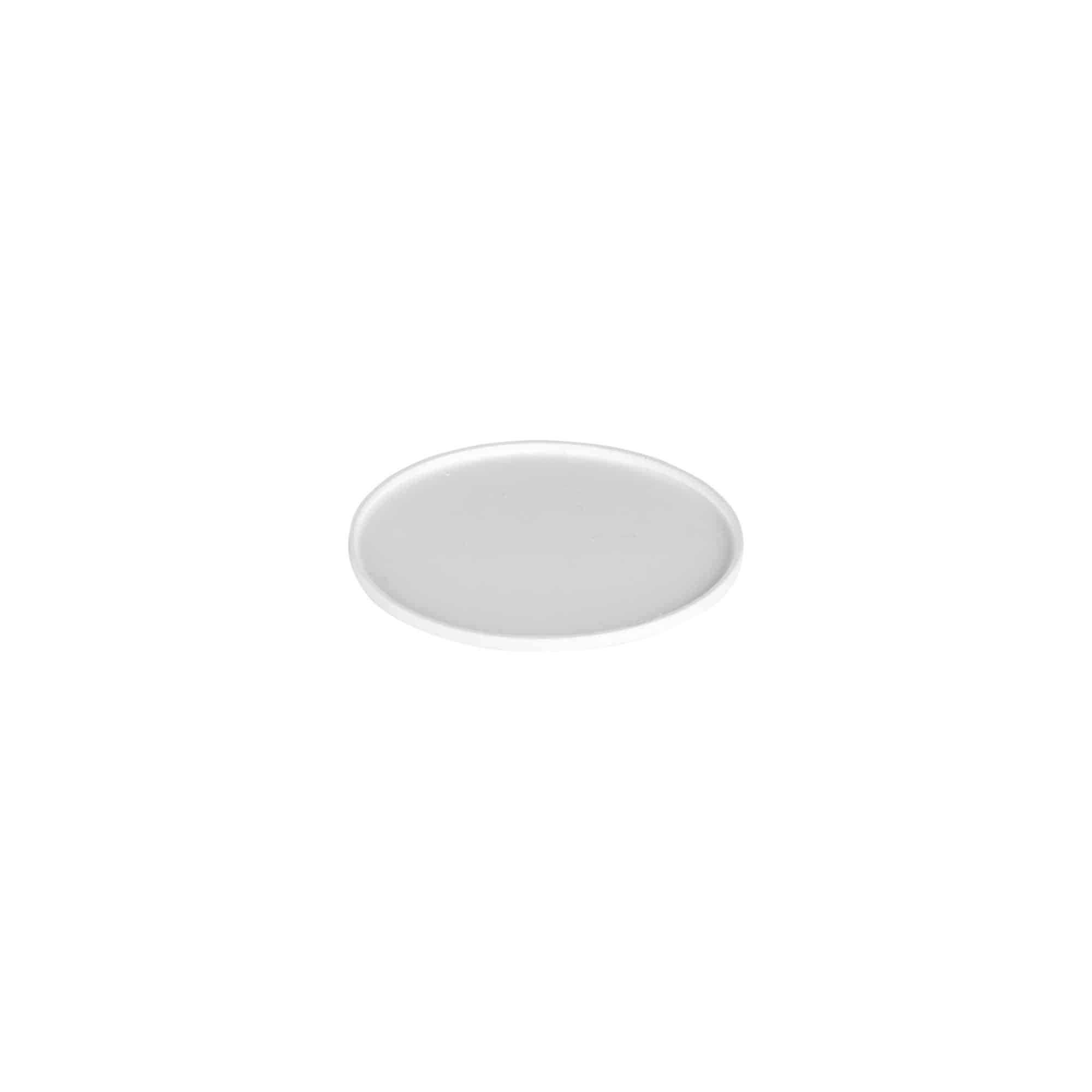 Abdeckscheibe für 100 ml 'Bianca', PP-Kunststoff, weiß