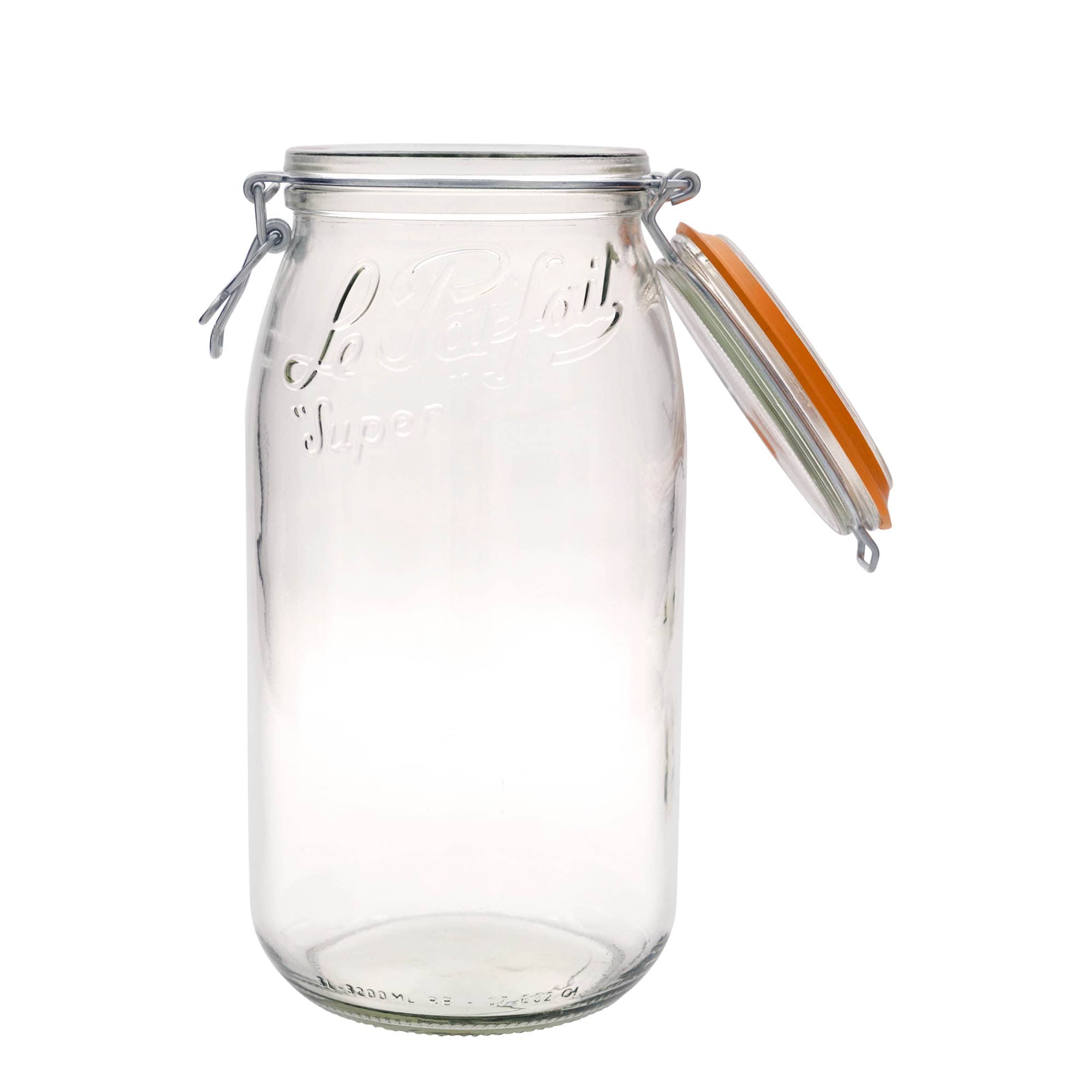 3.000 ml Drahtbügelglas „Le Parfait Super Bocal“, Mündung: Drahtbügelverschluss