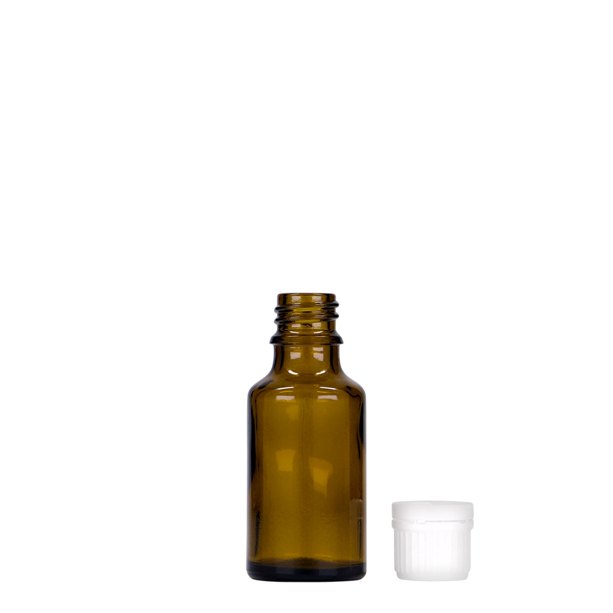 25 ml Medizinflasche, Glas, braun, Mündung: DIN 18 25 ml Medizinflasche, Glas, braun, Mündung: DIN 18