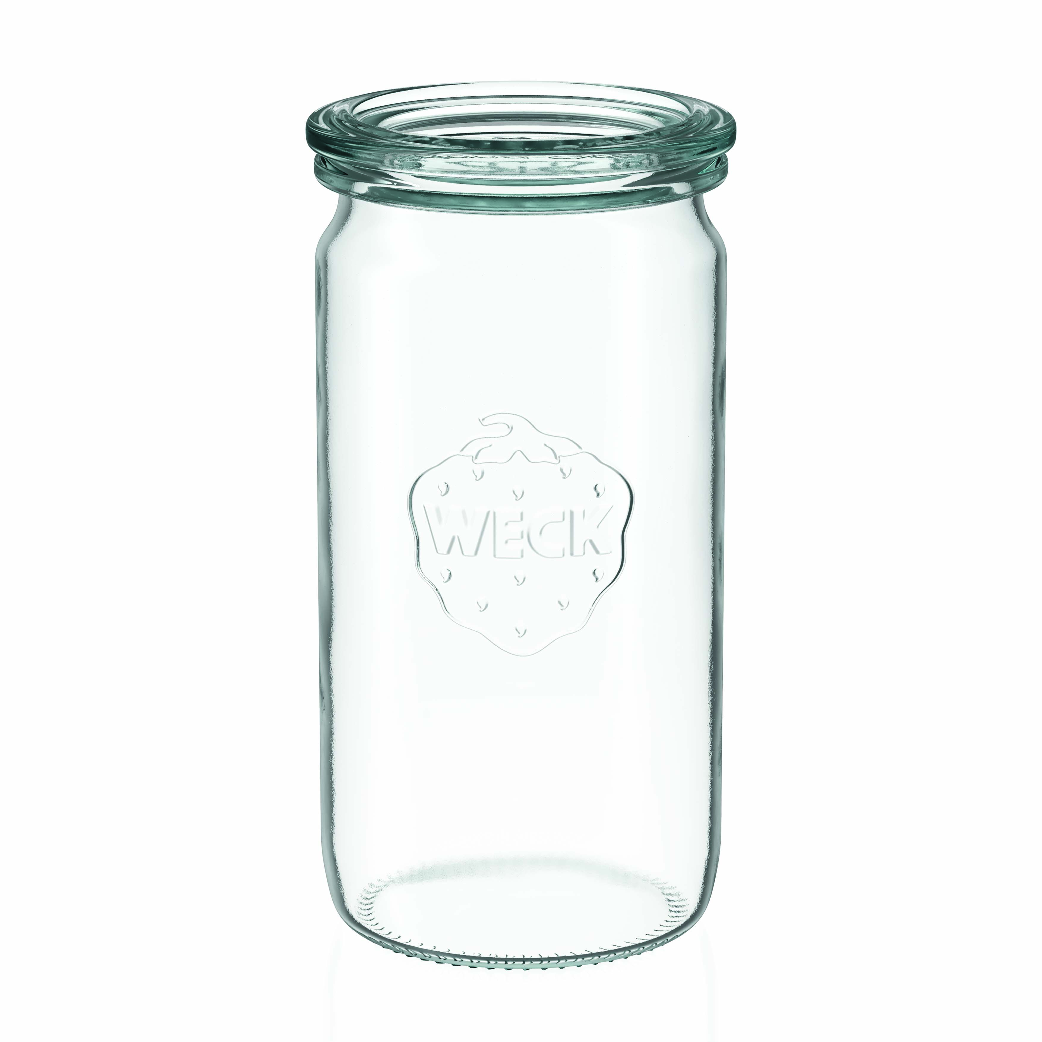 340 ml WECK-Zylinderglas, Mündung: Rundrand