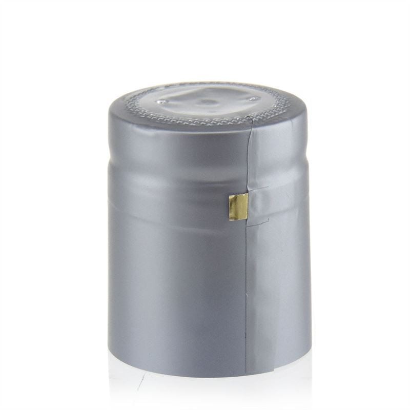 Schrumpfkapsel 32x41, PVC-Kunststoff, silber Schrumpfkapsel 32x41, PVC-Kunststoff, silber