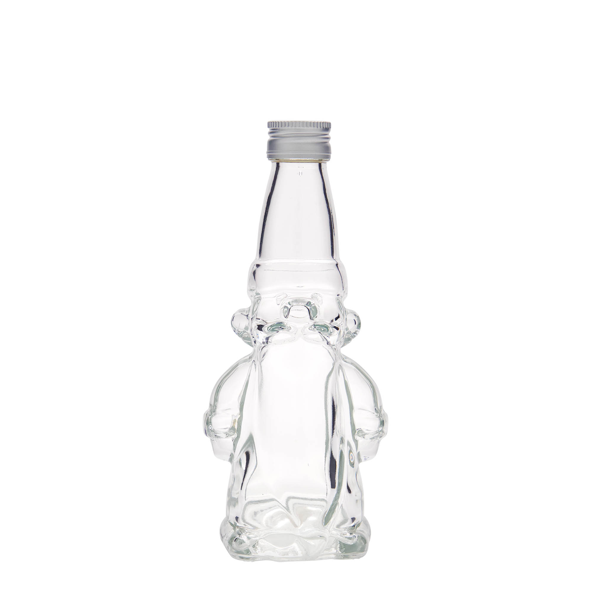 200 ml Glasflasche „Weihnachtswichtel“, Mündung: PP 28