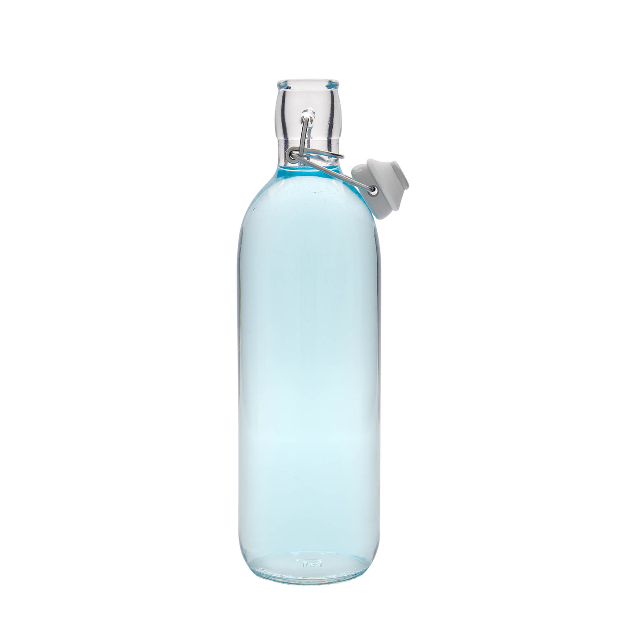 1.000 ml Glasflasche 'Emilia', Mündung: Bügelverschluss 1.000 ml Glasflasche 'Emilia', Mündung: Bügelverschluss