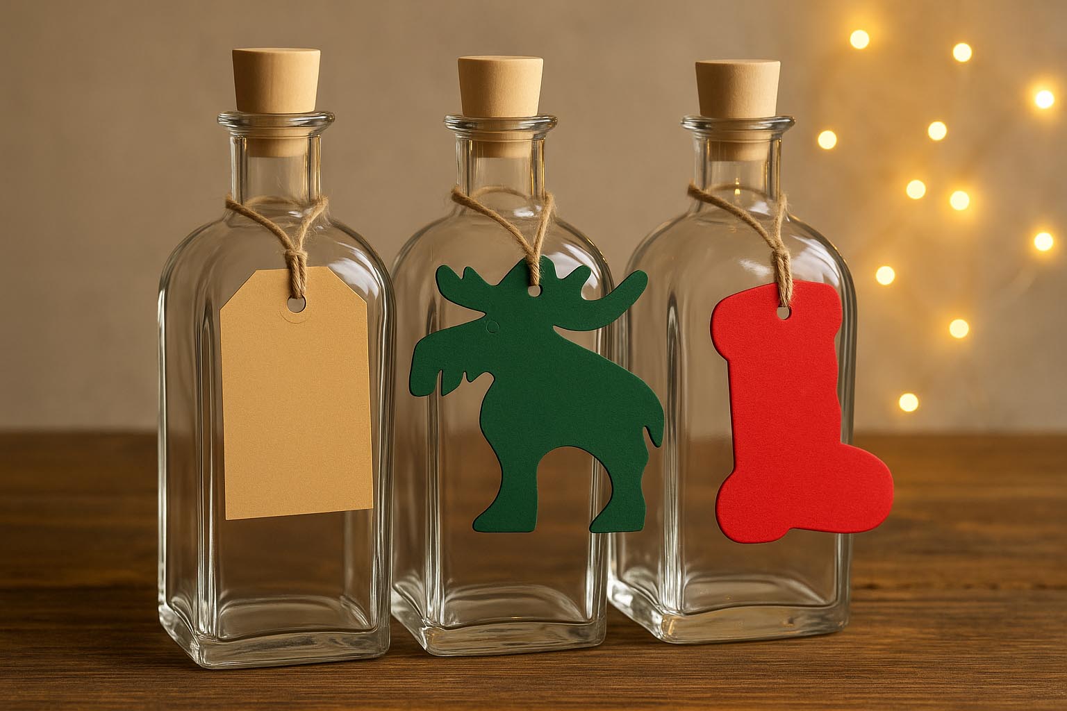 Hängeetikett rechteckig, braun Hängeetikett rechteckig, braun