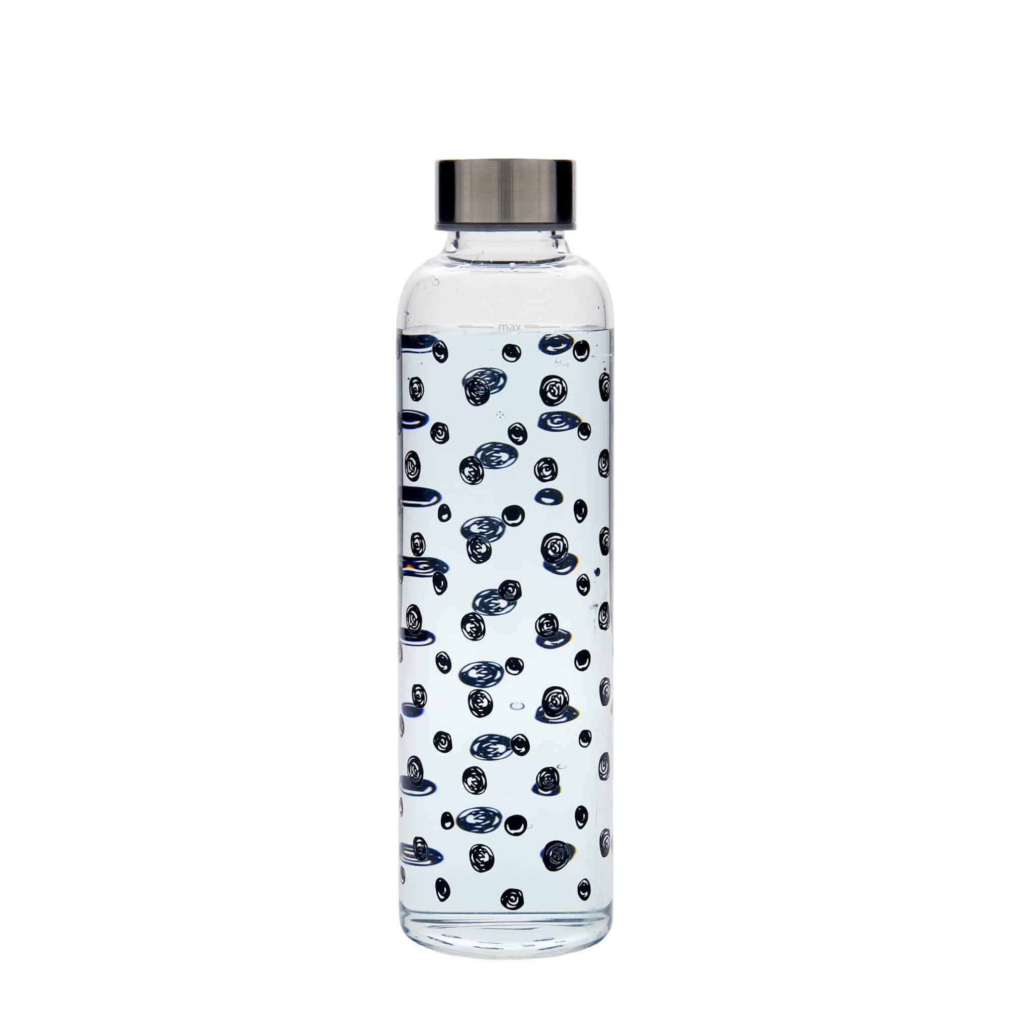 500 ml Trinkflasche „Perseus - Schwarze Punkte“, Mündung: Schraubverschluss