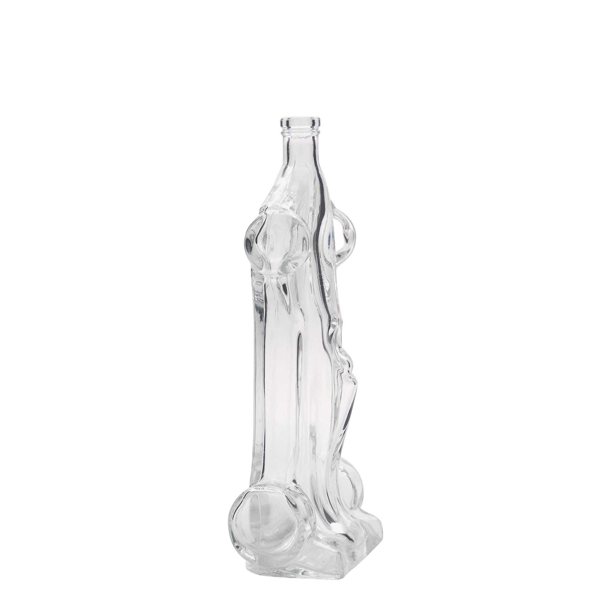 200 ml Glasflasche „Rennwagen“, Mündung: Kork