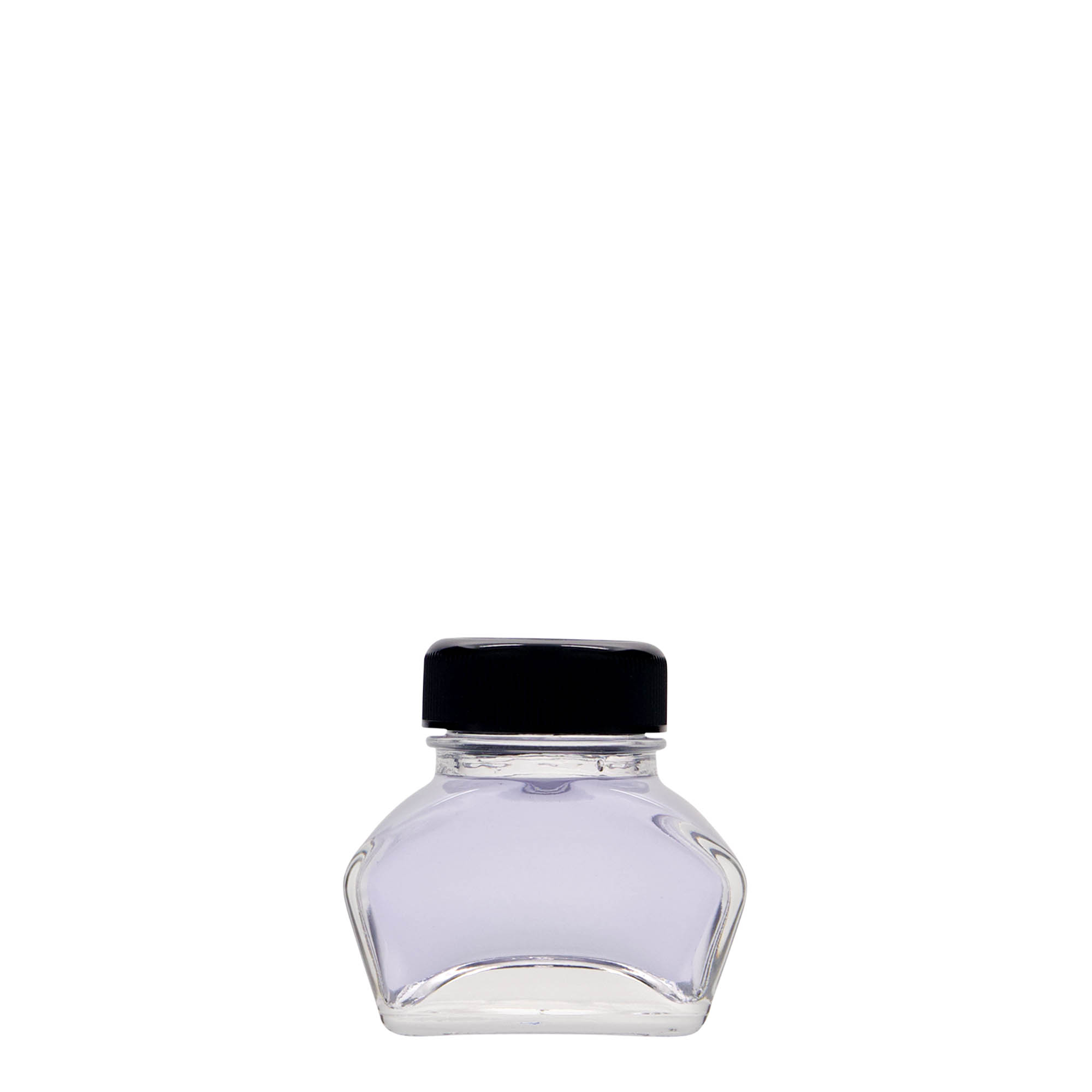 30 ml Tintenfass, rechteckig, Mündung: Schraubverschluss 30 ml Tintenfass, rechteckig, Mündung: Schraubverschluss