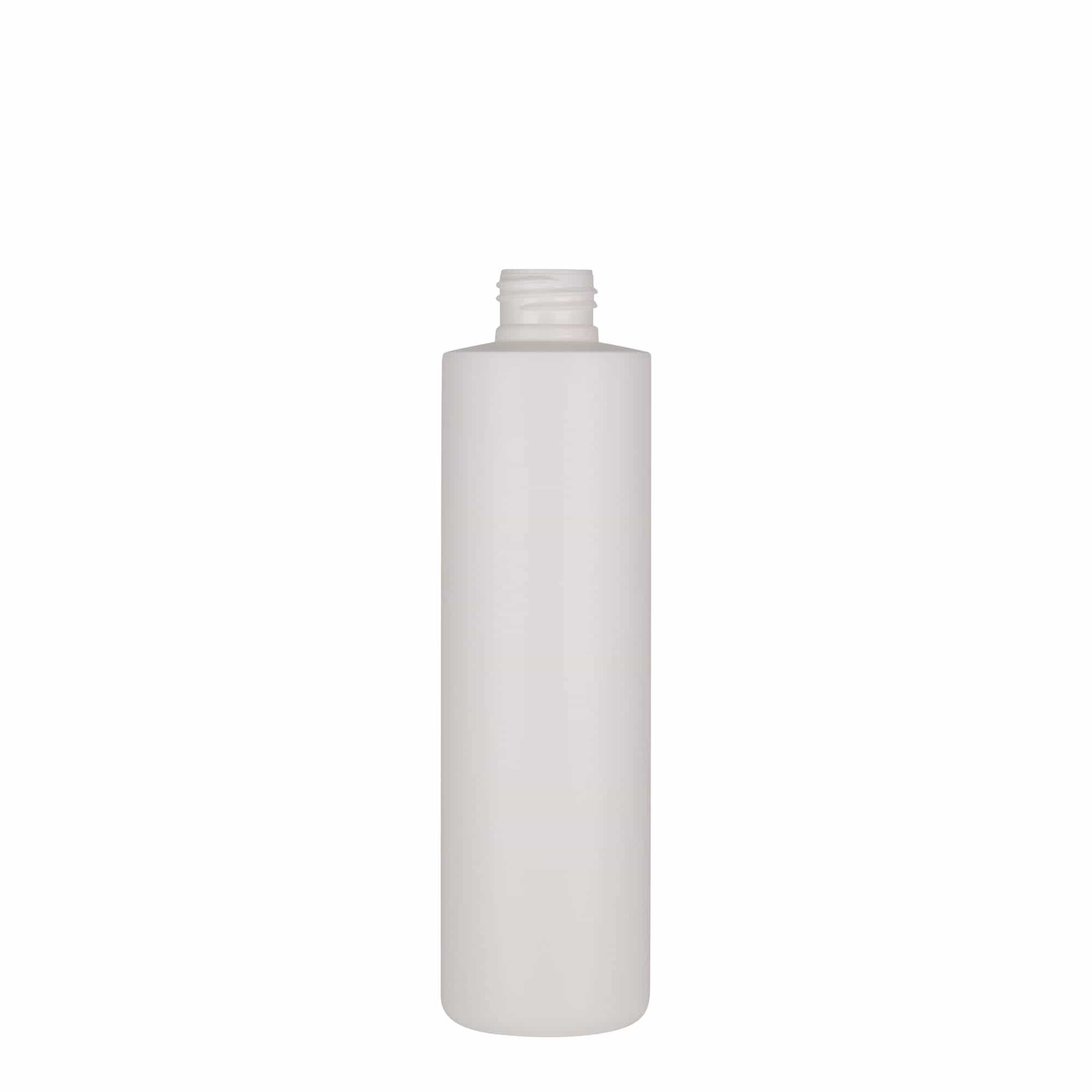 250 ml Kunststoffflasche 'Pipe', Green HDPE, weiß, Mündung: GPI 24/410 250 ml Kunststoffflasche 'Pipe', Green HDPE, weiß, Mündung: GPI 24/410